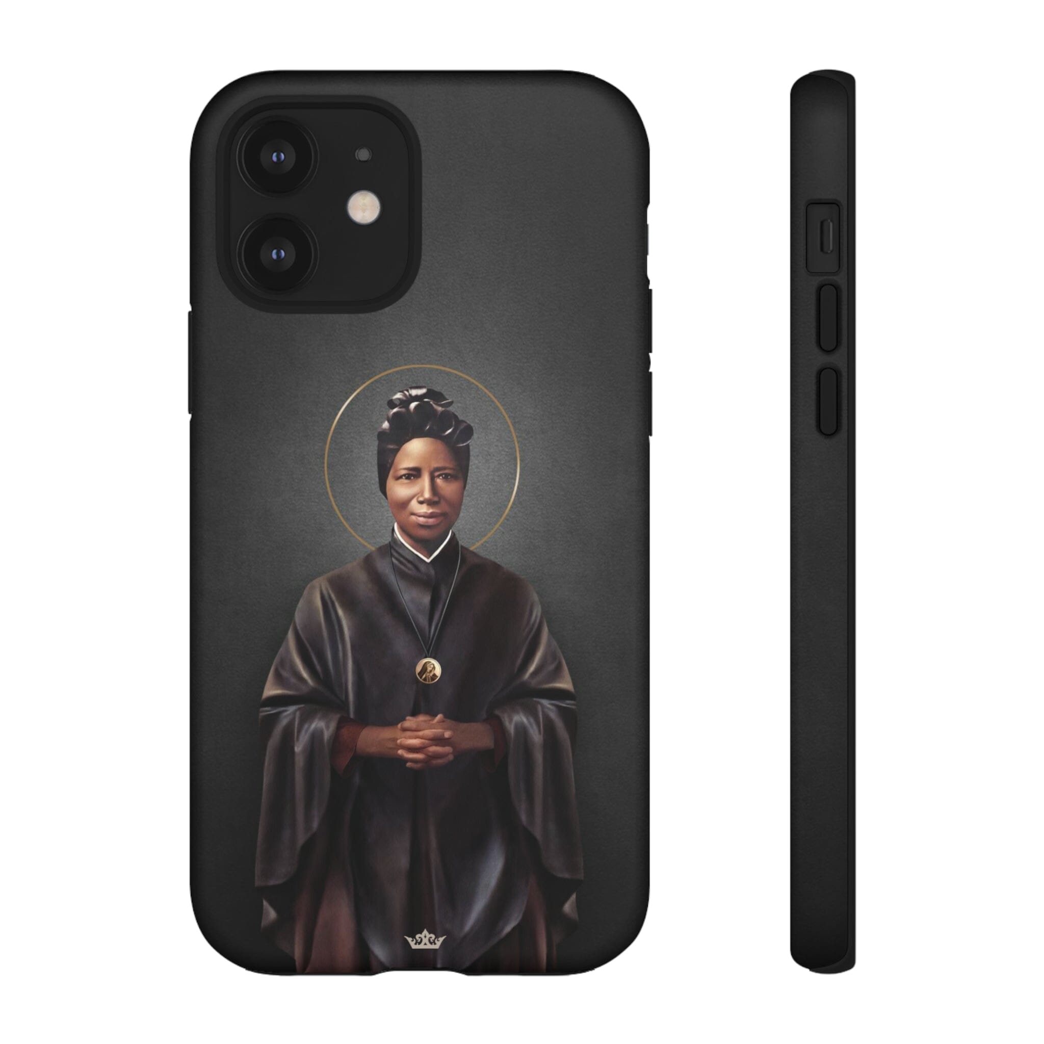 St. Josephine Bakhita Hard Phone Case (Dark)