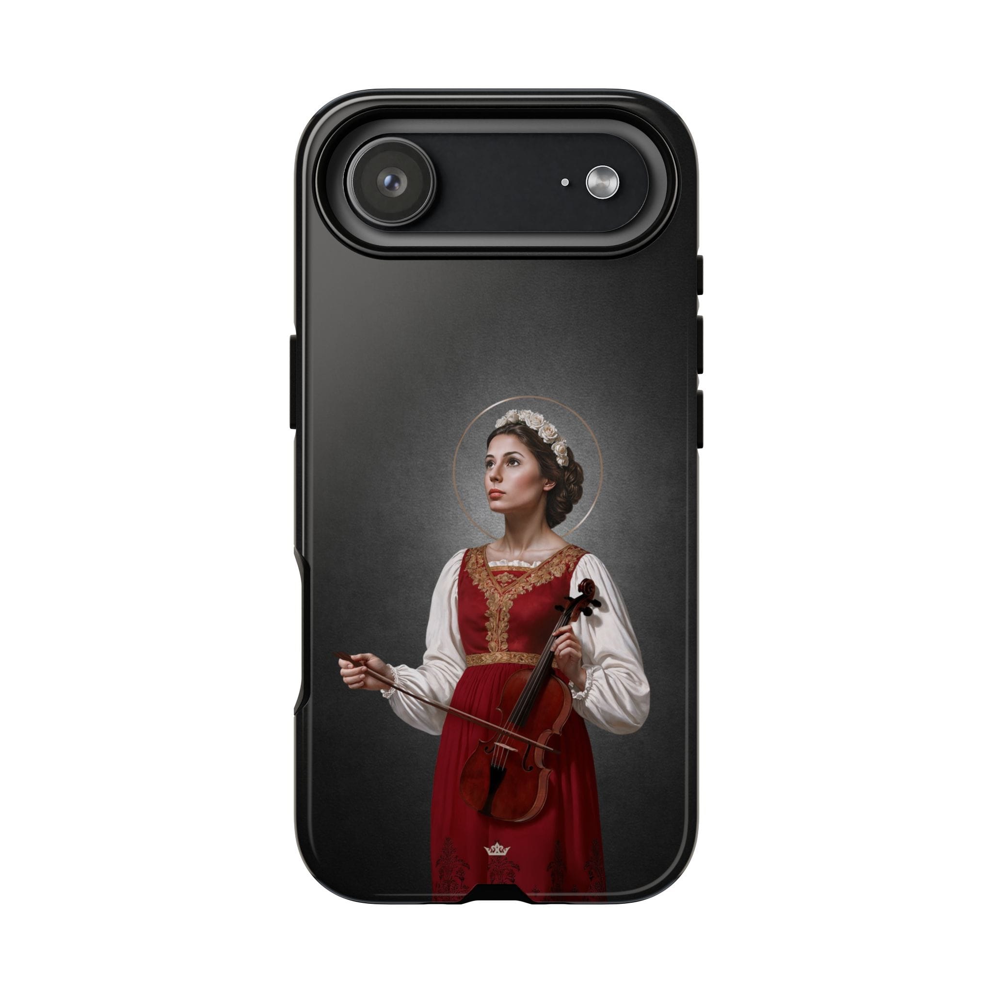 St. Cecilia Hard Phone Case (Dark) Copyright VENXARA