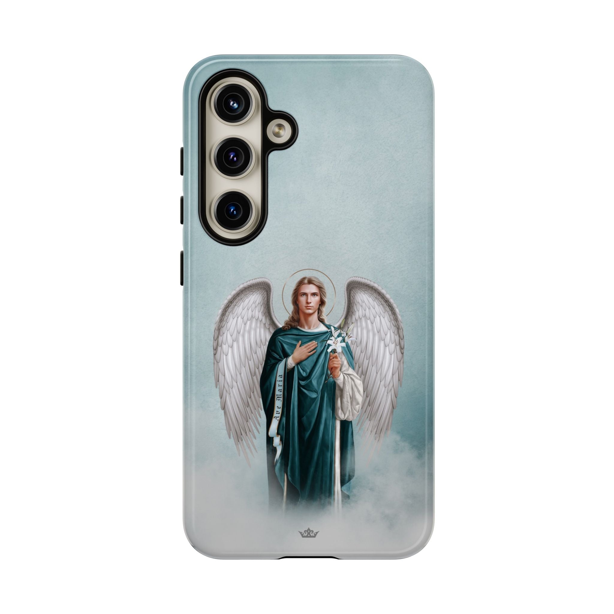 St. Gabriel the Archangel Hard Phone Case (Blue)