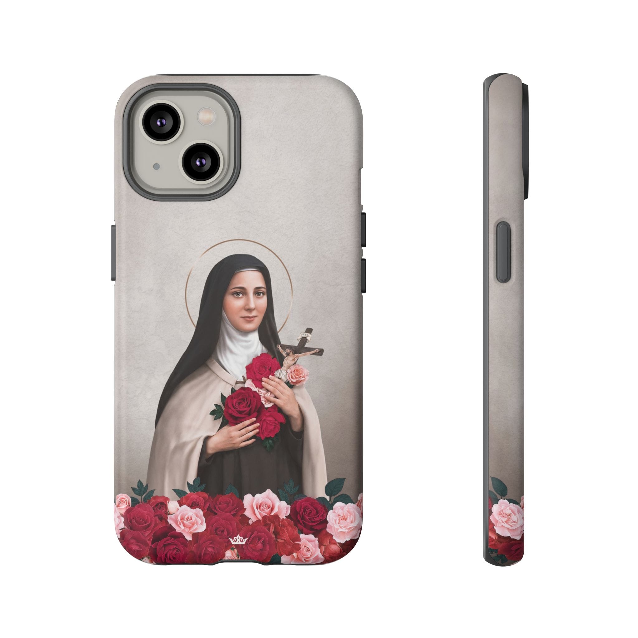 St. Therese of Lisieux Hard Phone Case (Light) Copyright VENXARA