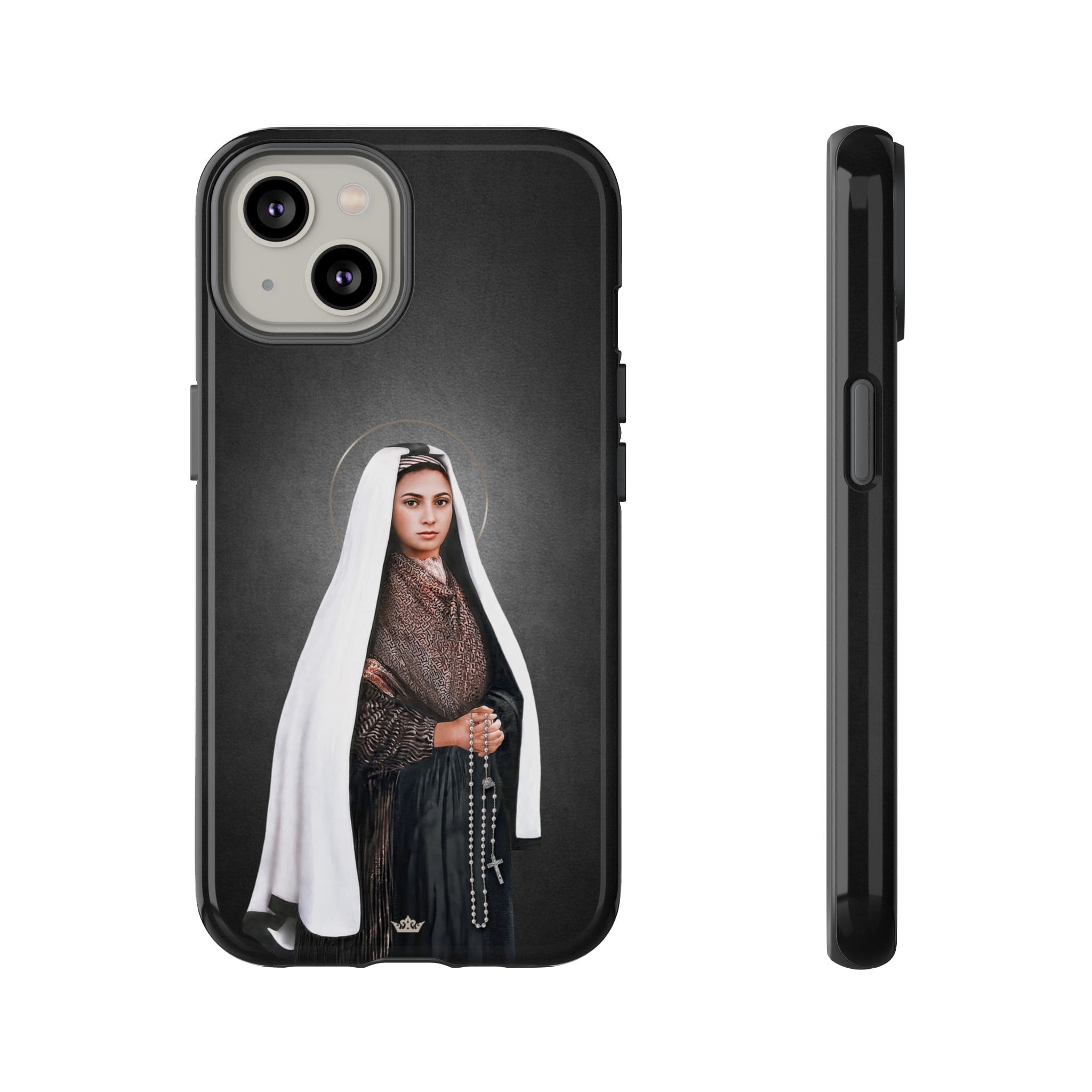 St. Bernadette Hard Phone Case (Dark) Copyright VENXARA