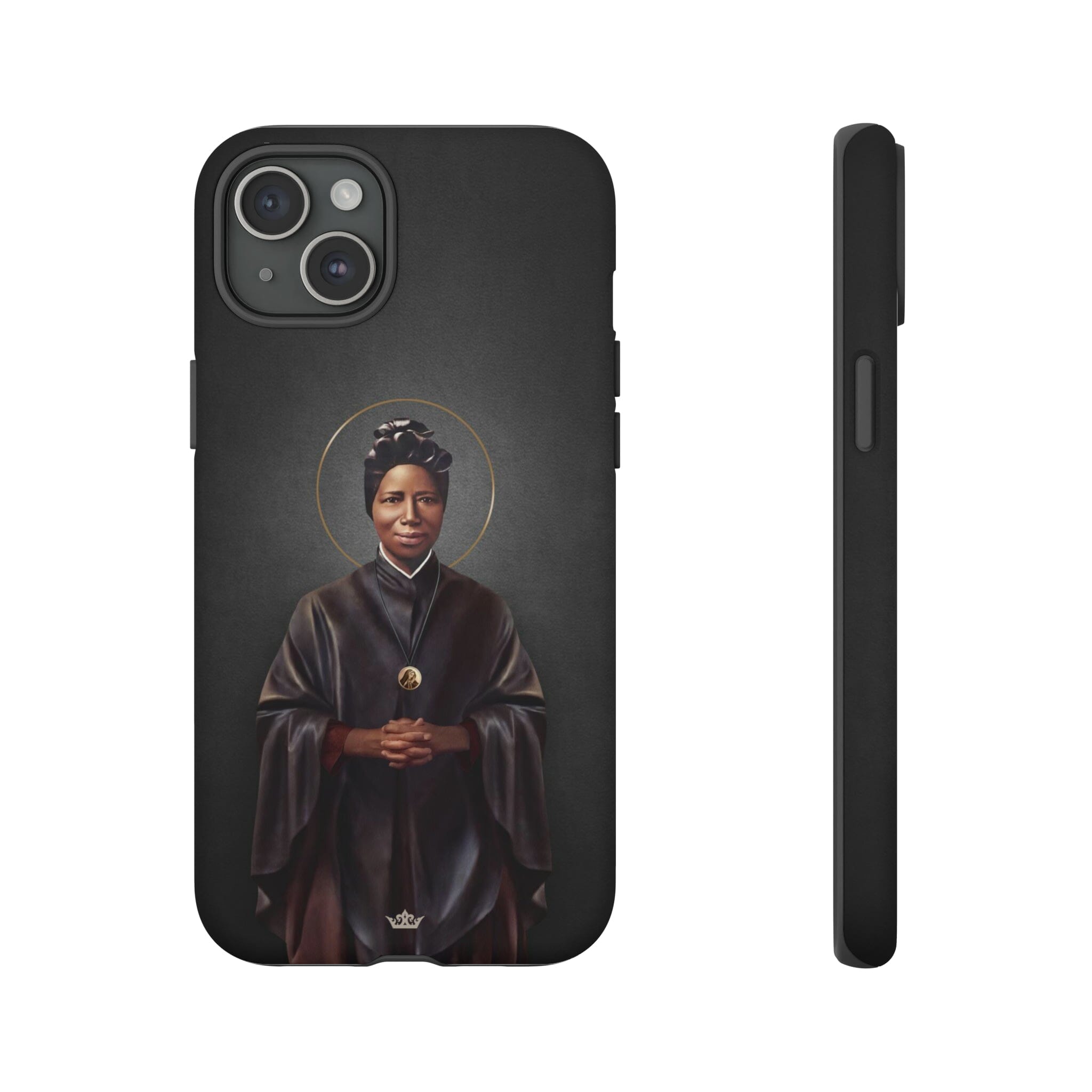 St. Josephine Bakhita Hard Phone Case (Dark)