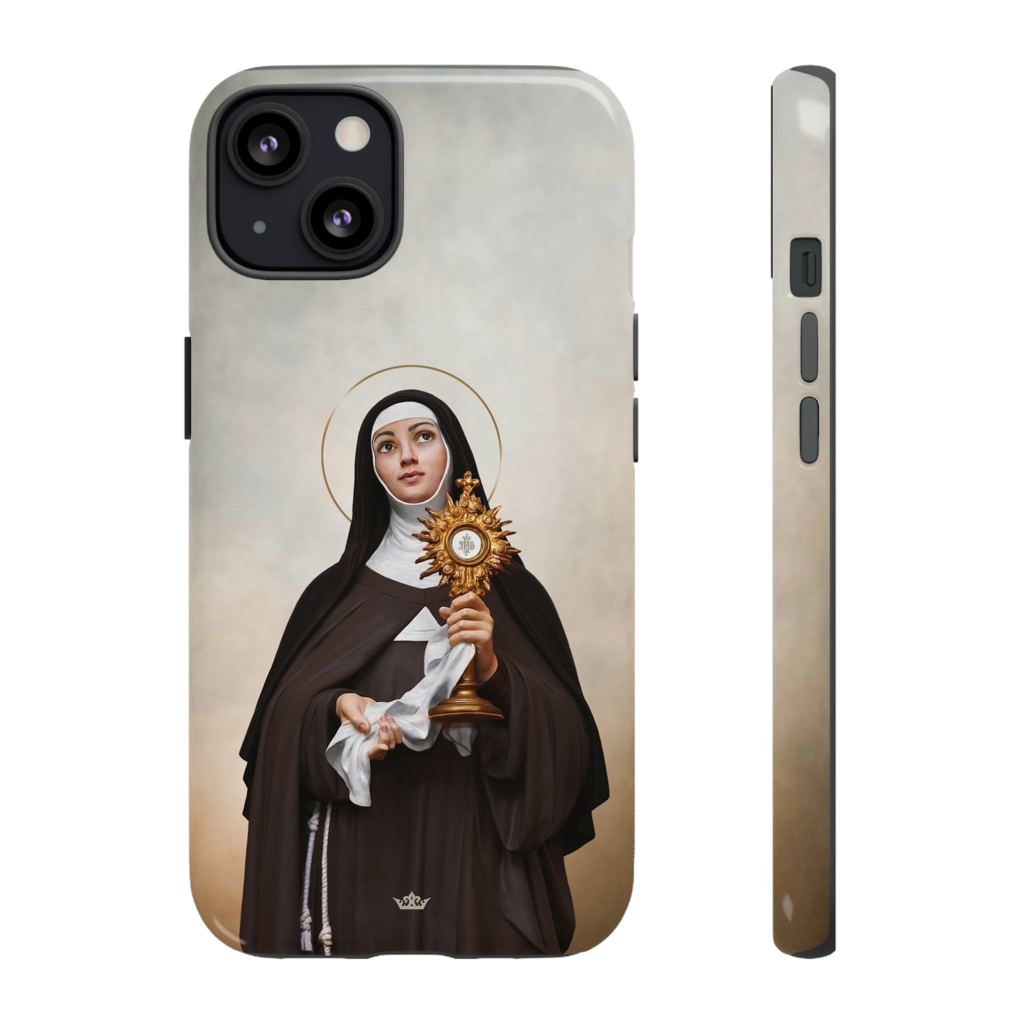 St. Clare of Assisi Hard Phone Case (Light)