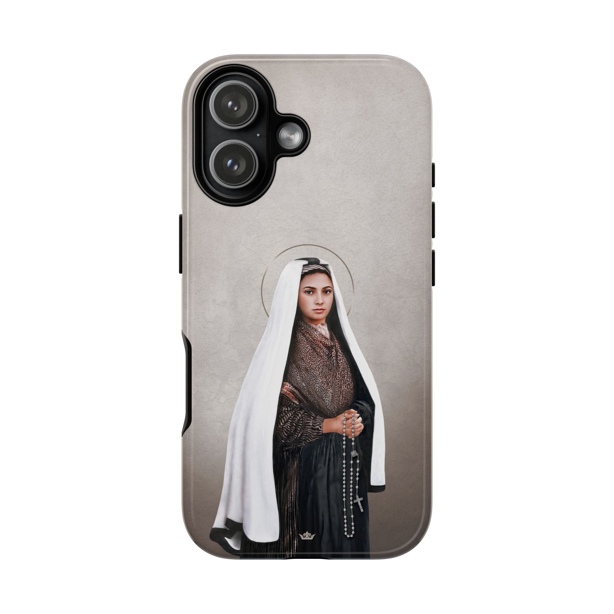 St. Bernadette Hard Phone Case (Light) Copyright VENXARA