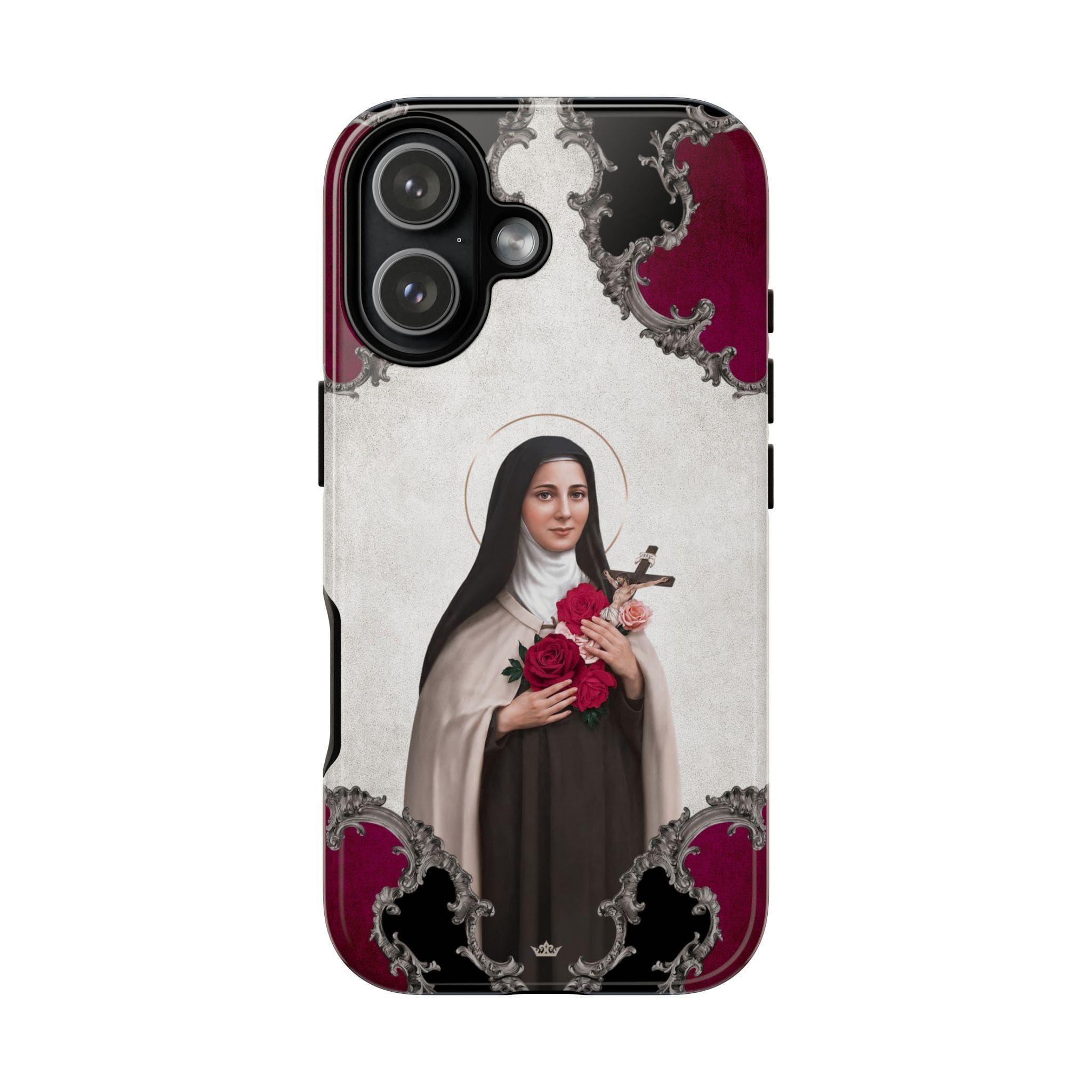 St. Therese of Lisieux Hard Phone Case (Baroque) Copyright VENXARA