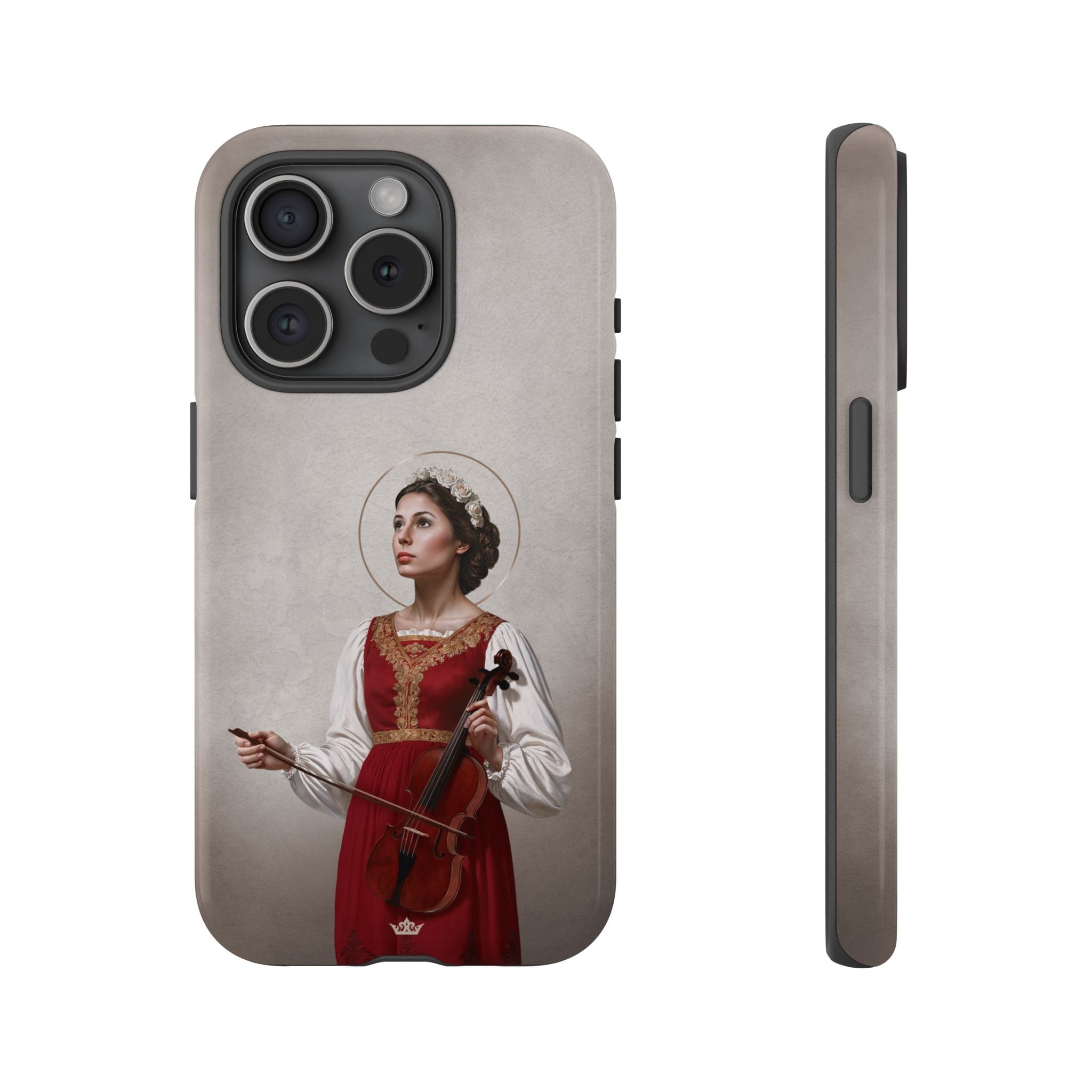 St. Cecilia Hard Phone Case (Light) Copyright VENXARA