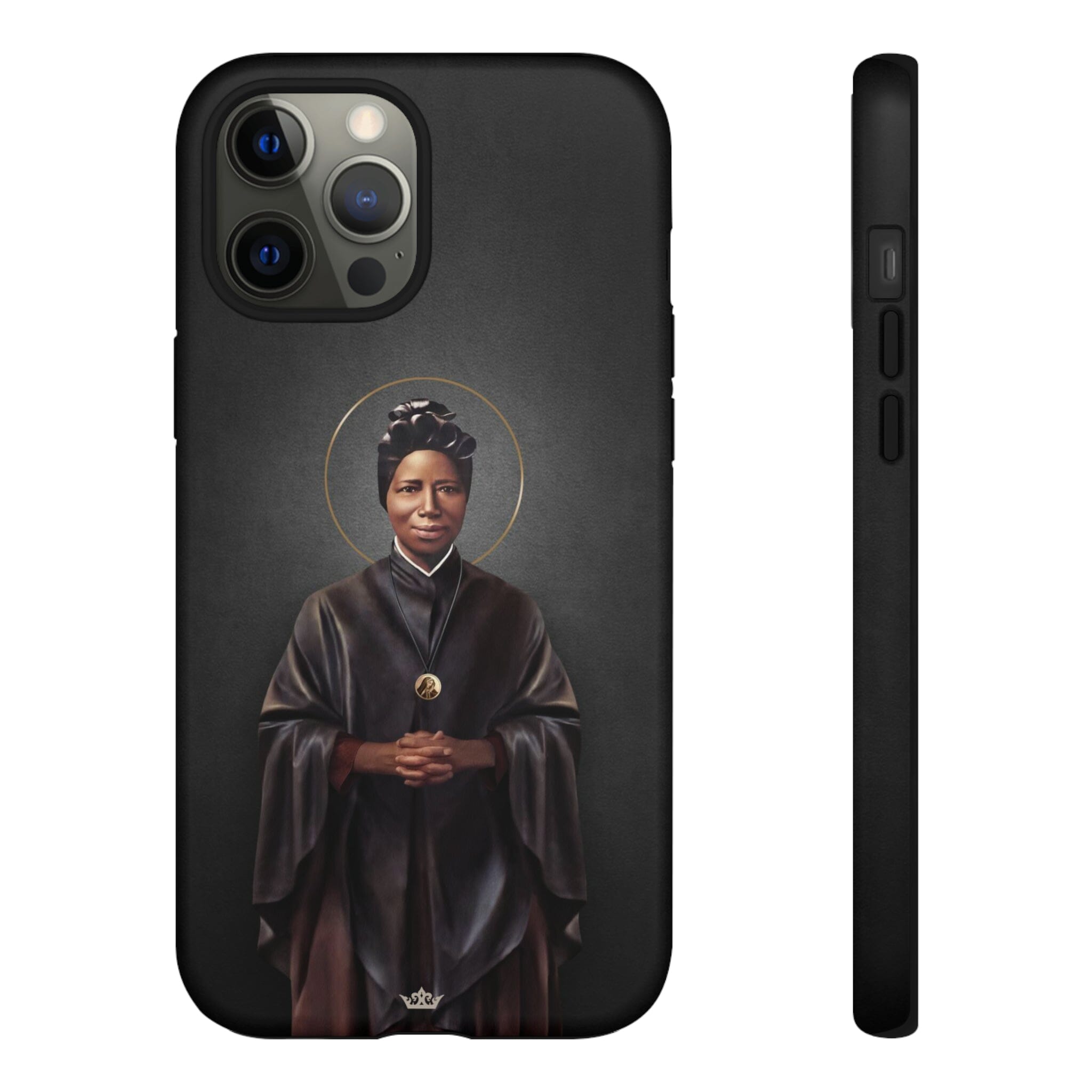 St. Josephine Bakhita Hard Phone Case (Dark)