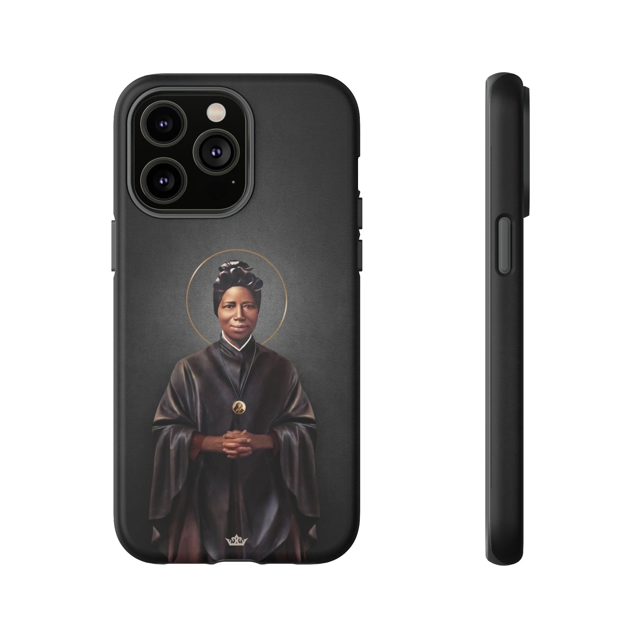 St. Josephine Bakhita Hard Phone Case (Dark)