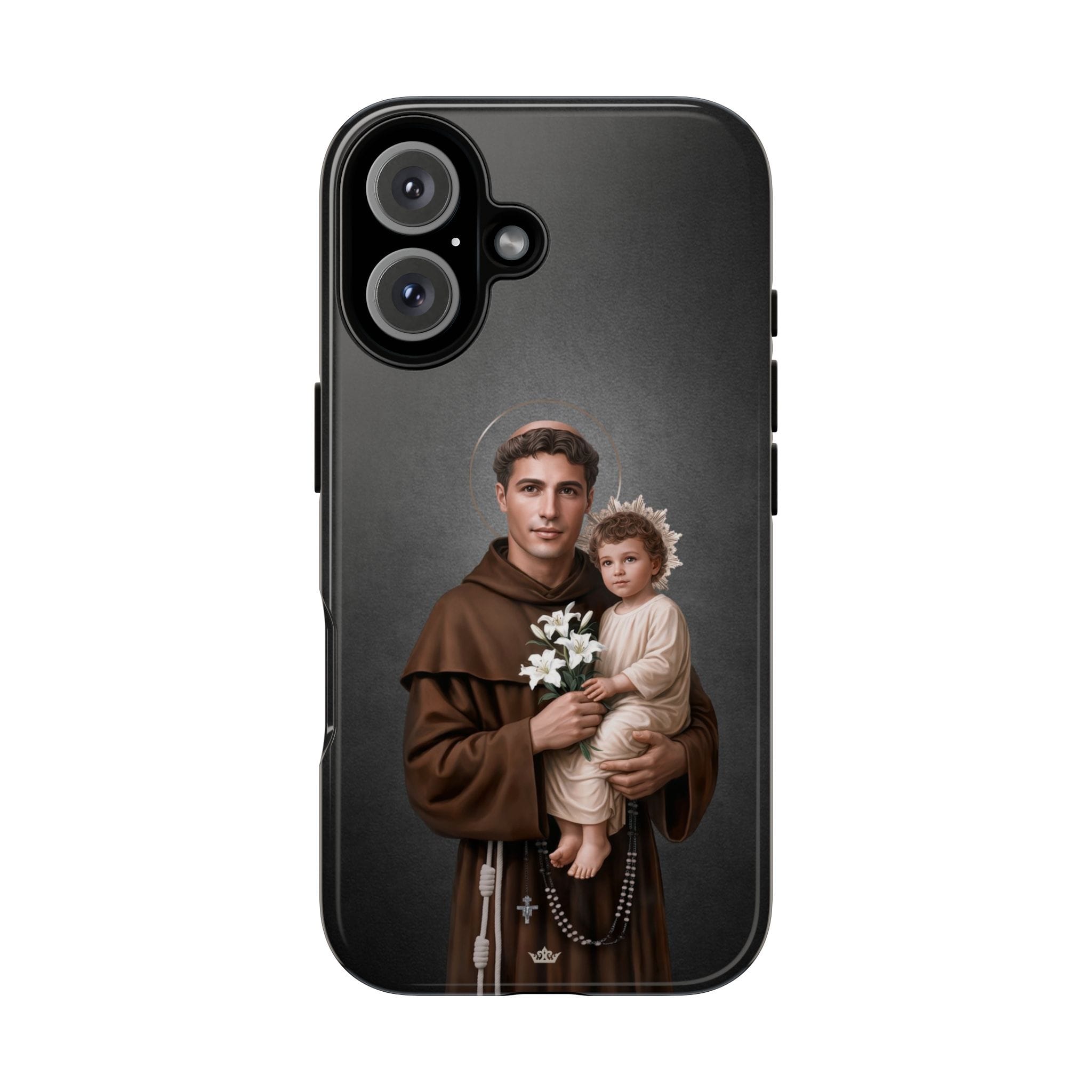 St. Anthony of Padua Hard Phone Case (Dark) Copyright VENXARA