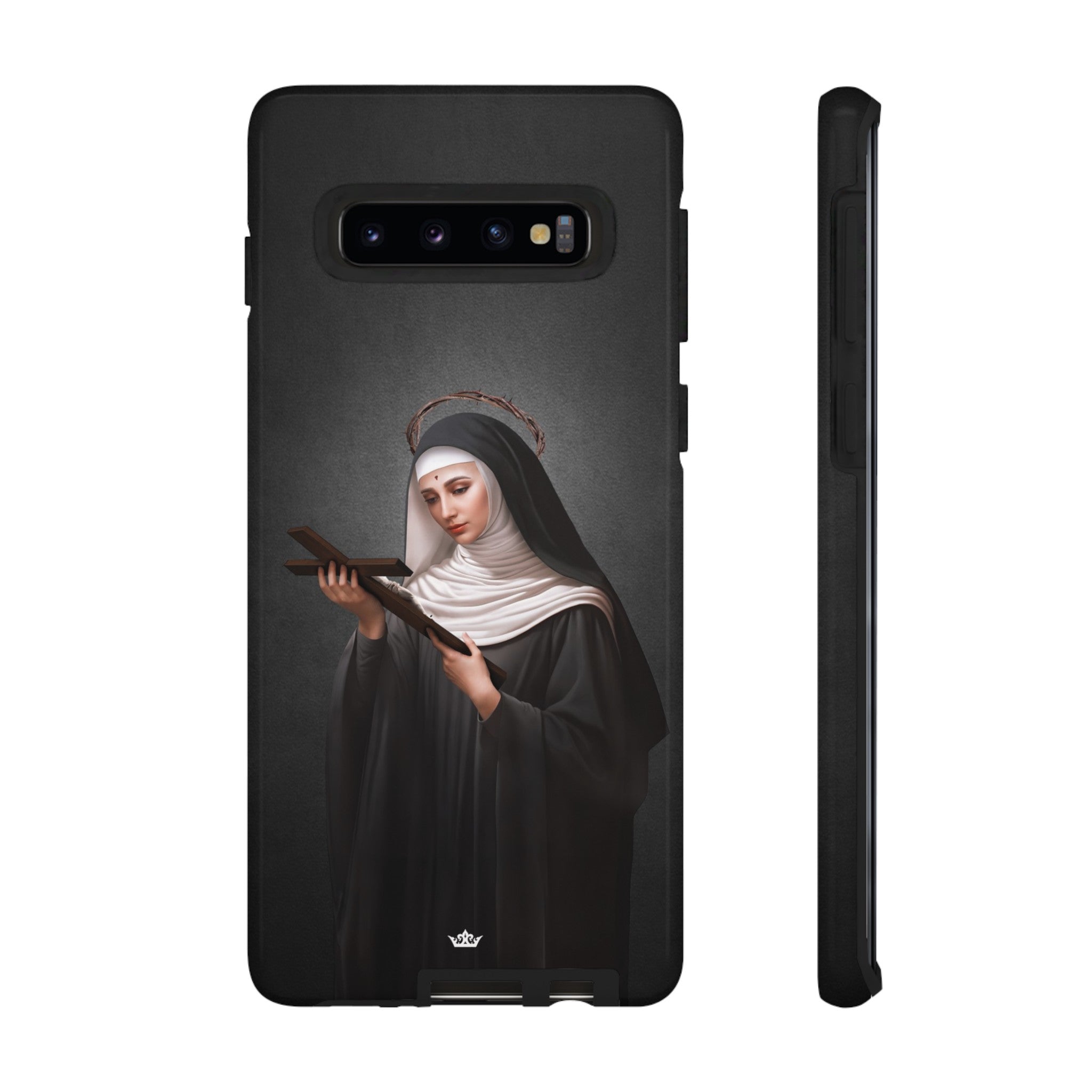 St. Rita of Cascia Hard Phone Case (Dark)