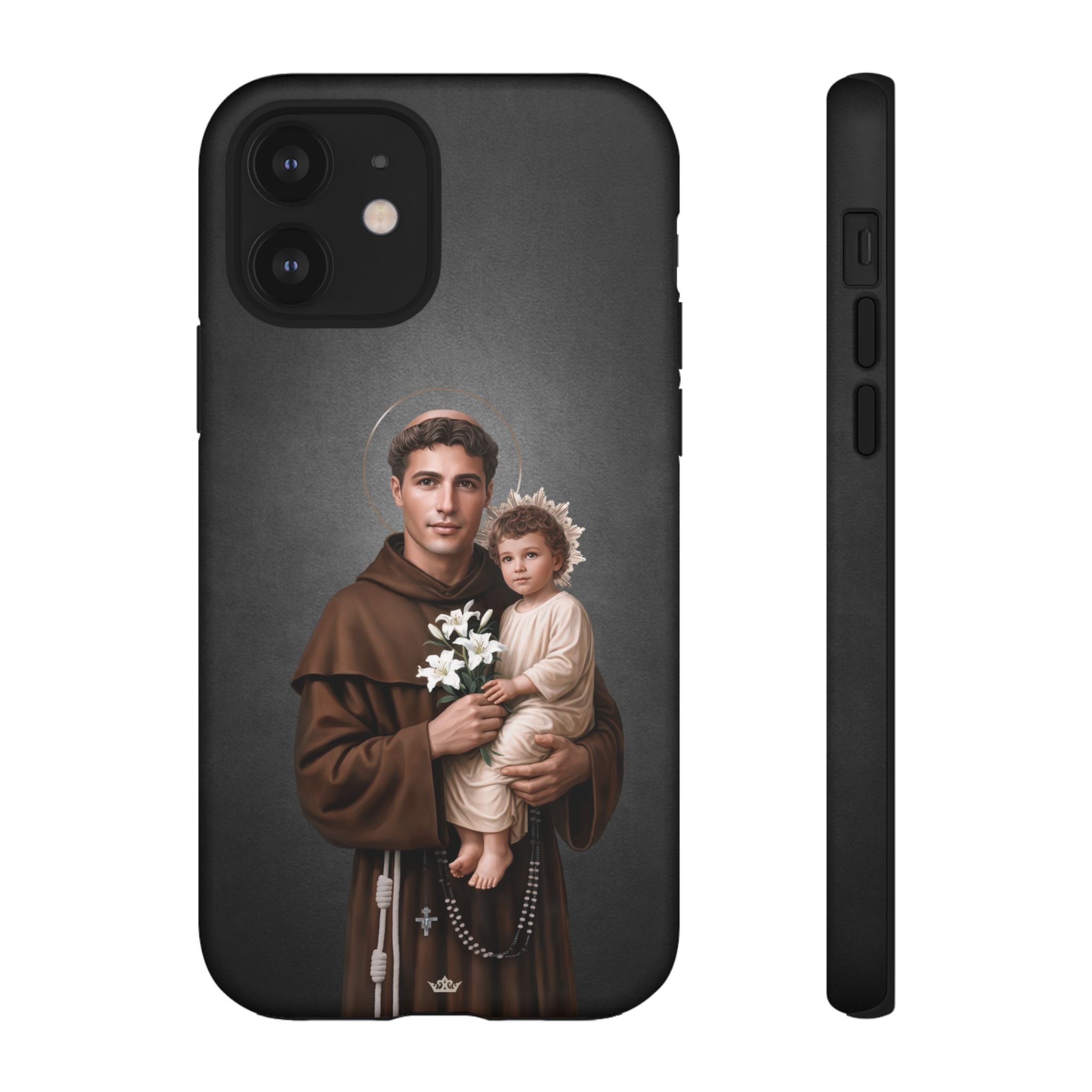 St. Anthony of Padua Hard Phone Case (Dark)