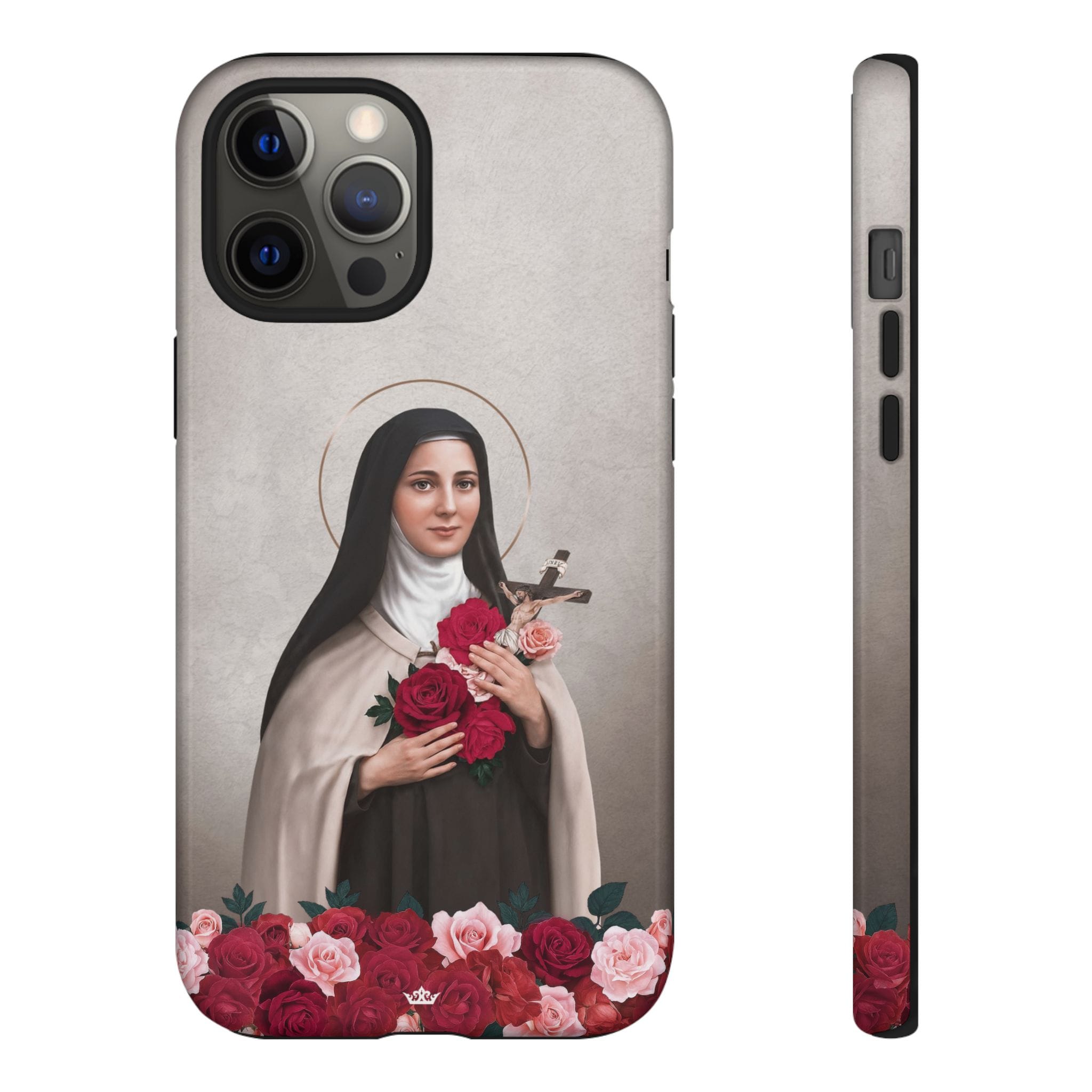 St. Therese of Lisieux Hard Phone Case (Light) Copyright VENXARA