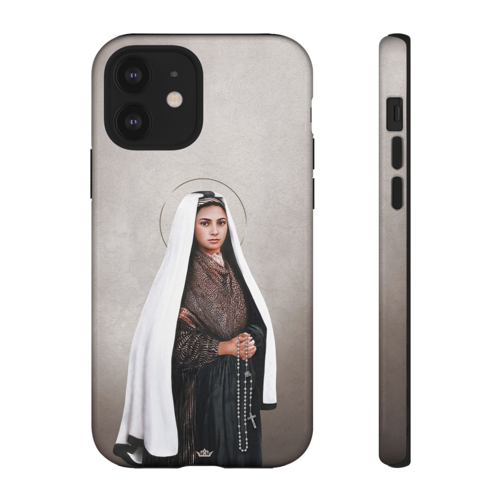 St. Bernadette Hard Phone Case (Light) Copyright VENXARA