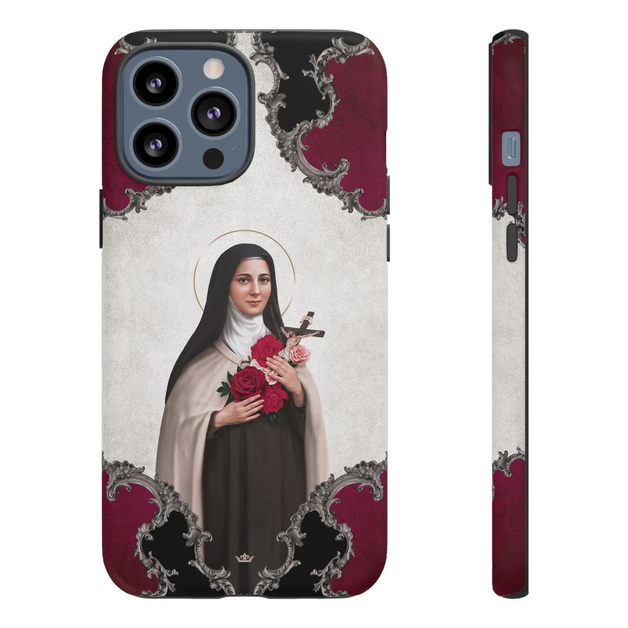 St. Therese of Lisieux Hard Phone Case (Baroque) Copyright VENXARA