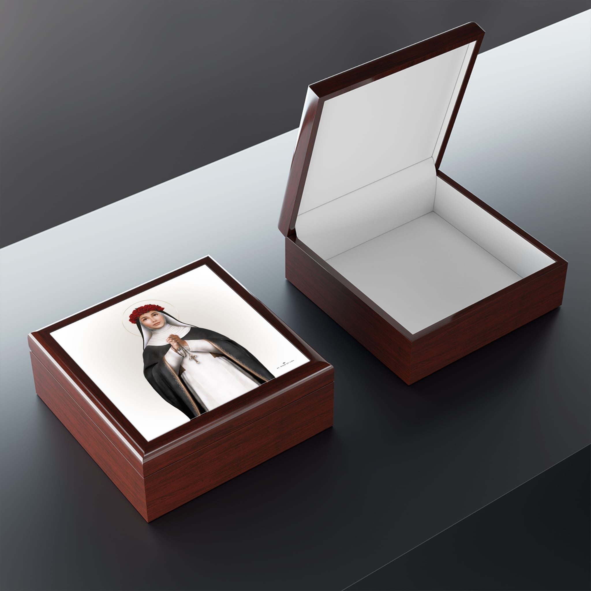 St. Rose of Lima Keepsake Box Copyright VENXARA