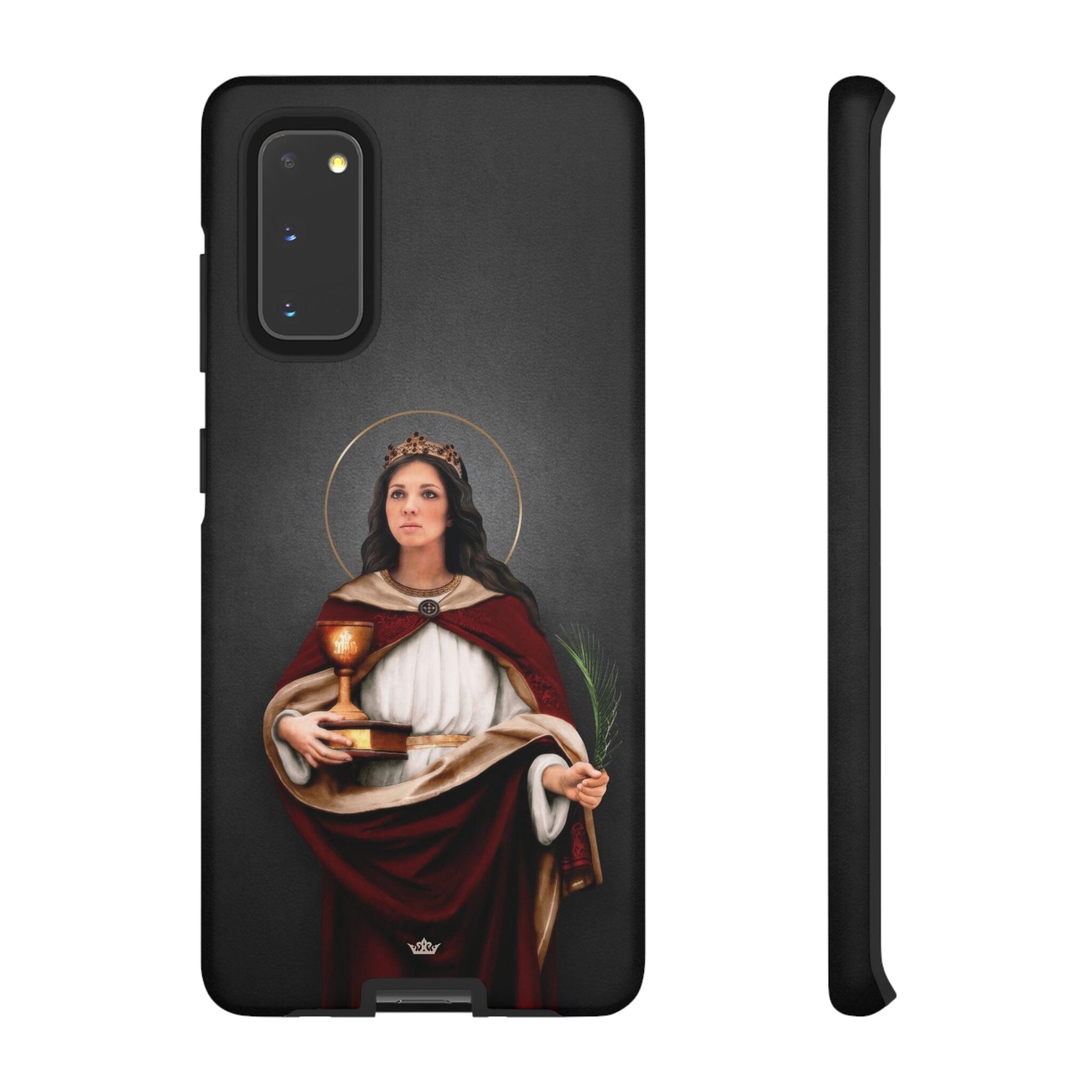 St. Barbara Hard Phone Case (Dark)