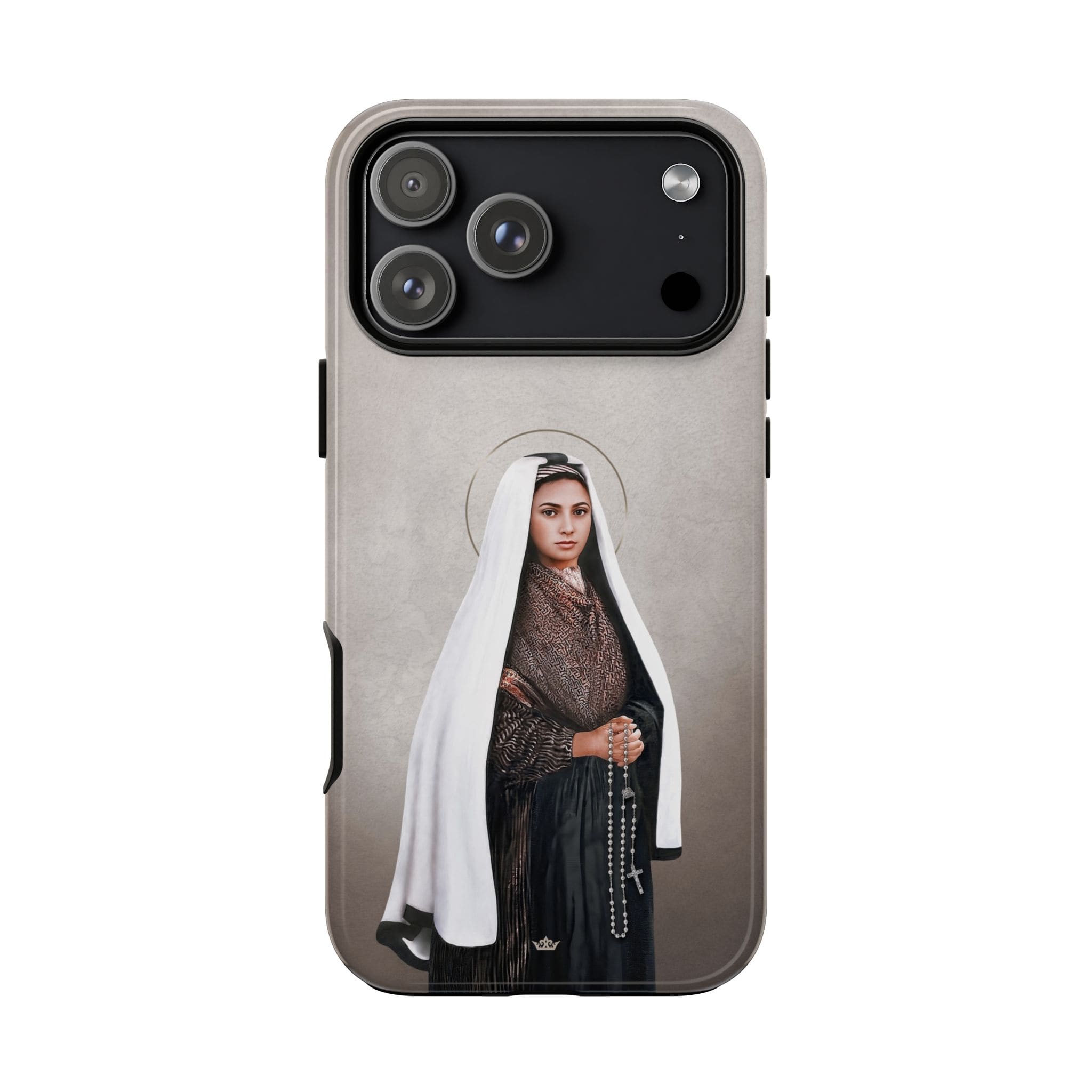 St. Bernadette Hard Phone Case (Light) Copyright VENXARA