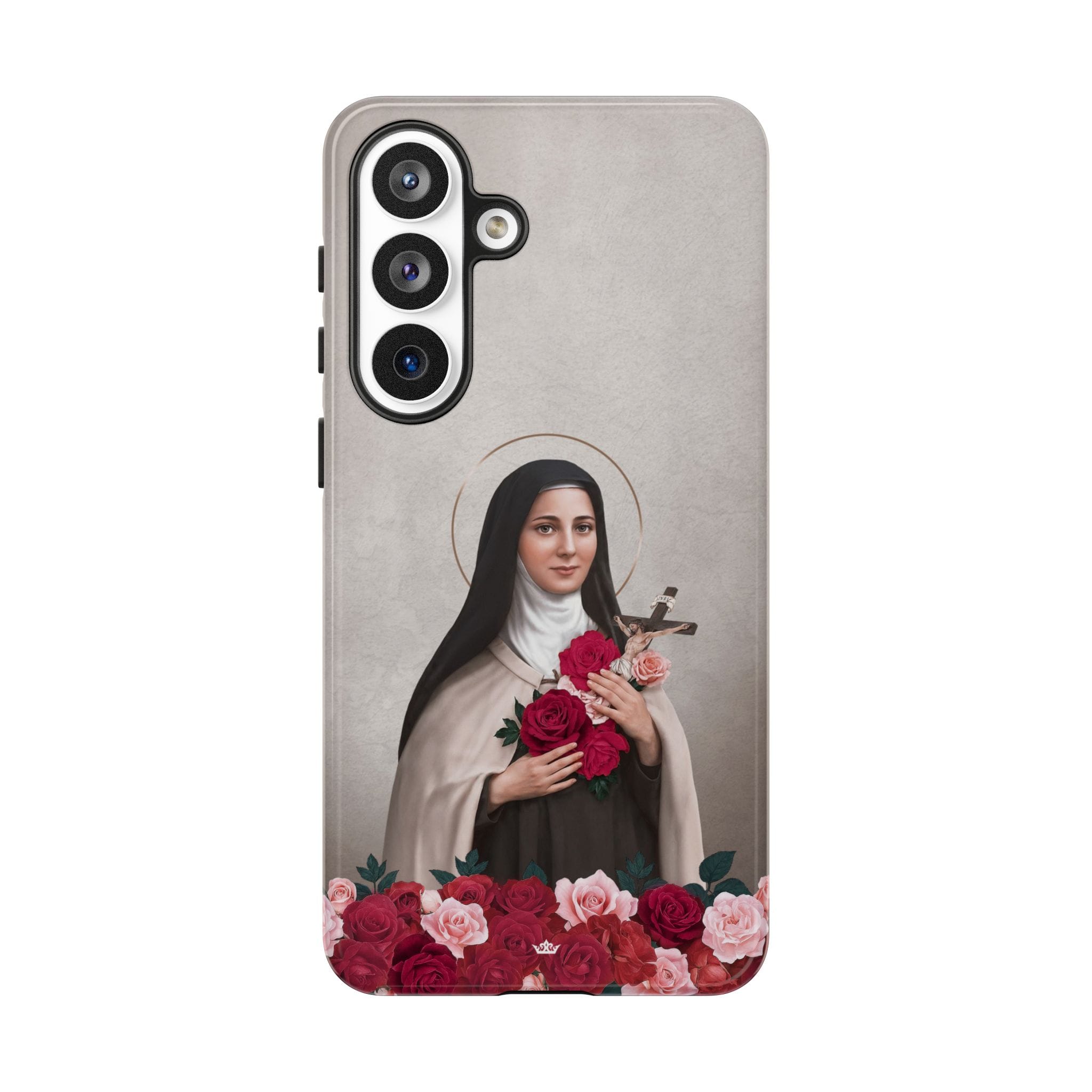 St. Therese of Lisieux Hard Phone Case (Light) Copyright VENXARA