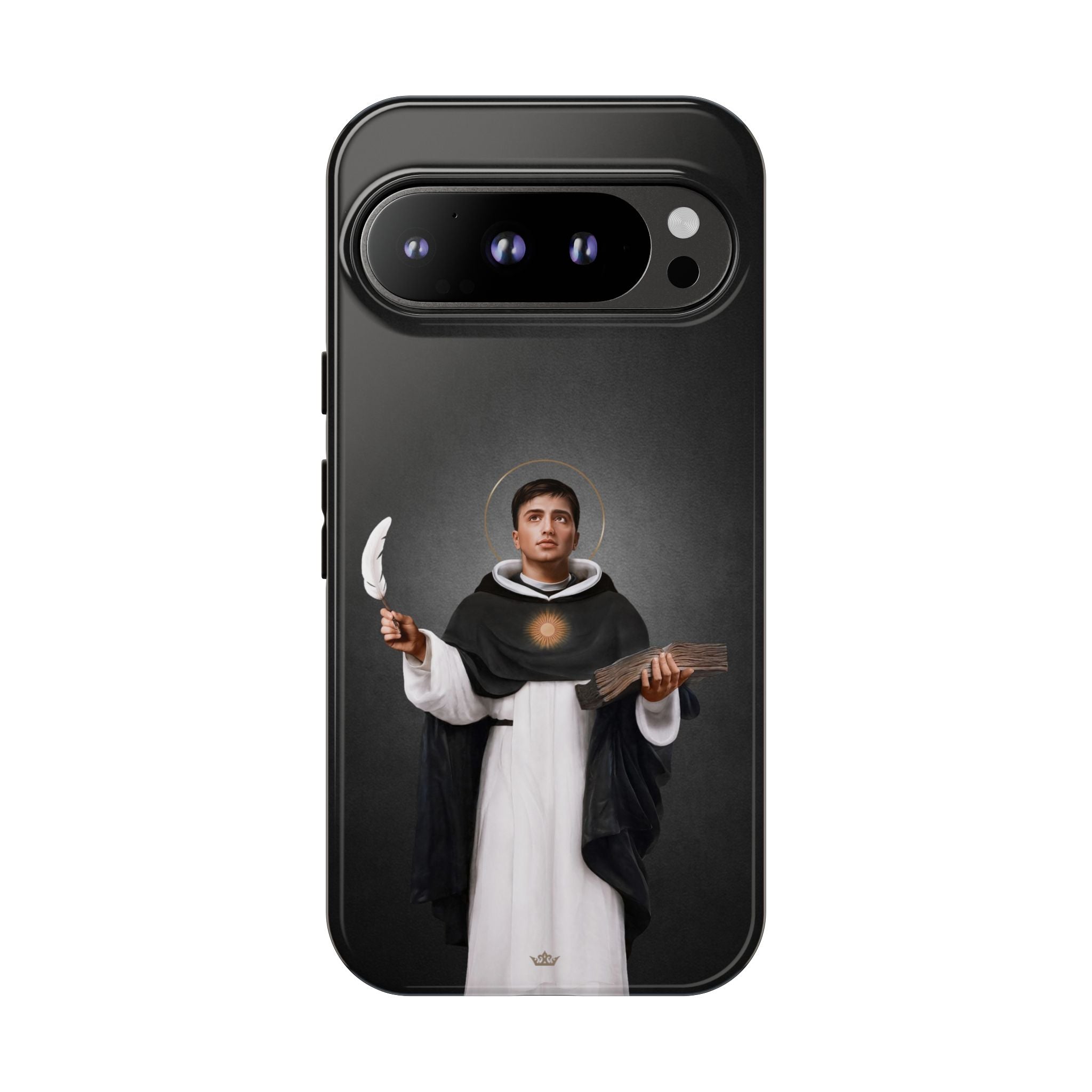 St. Thomas Aquinas Hard Phone Case (Dark)
