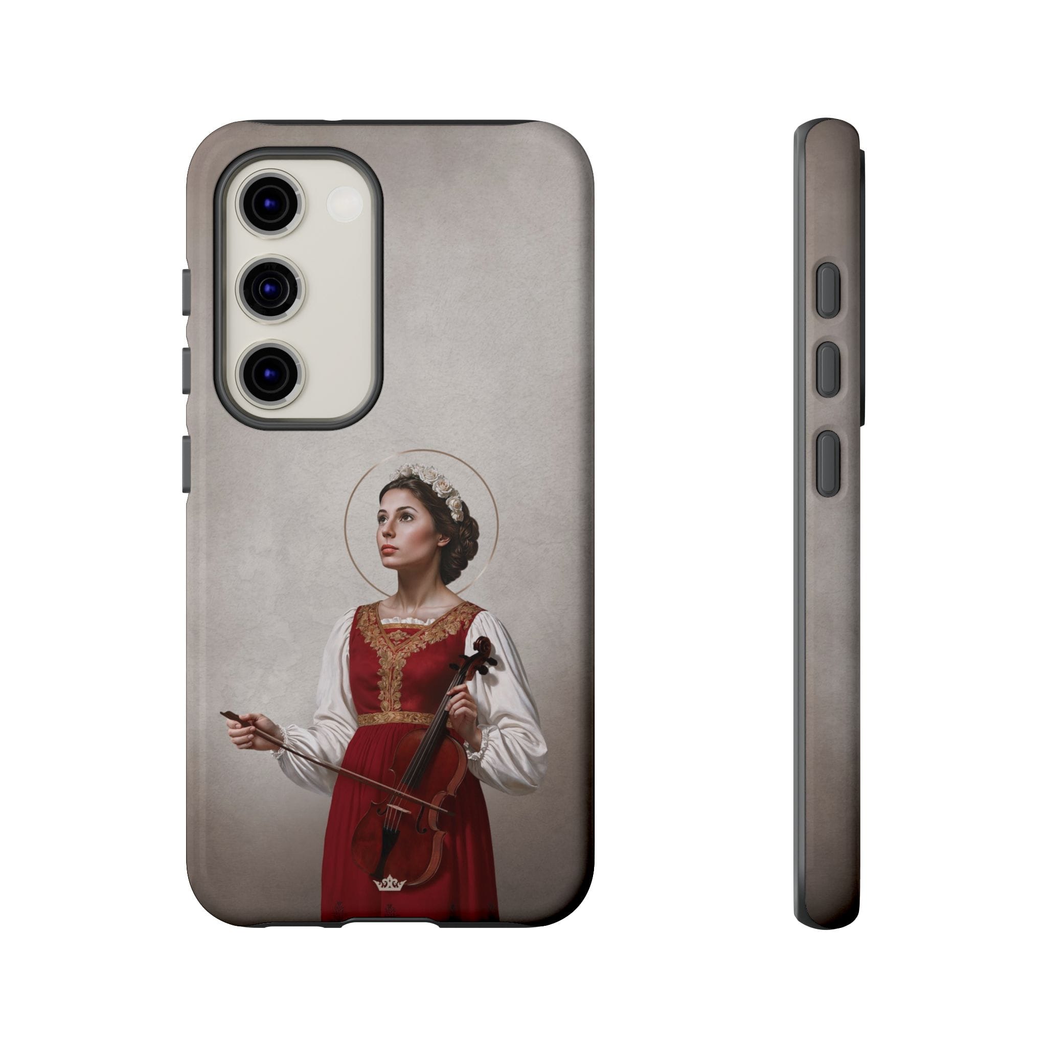 St. Cecilia Hard Phone Case (Light) Copyright VENXARA