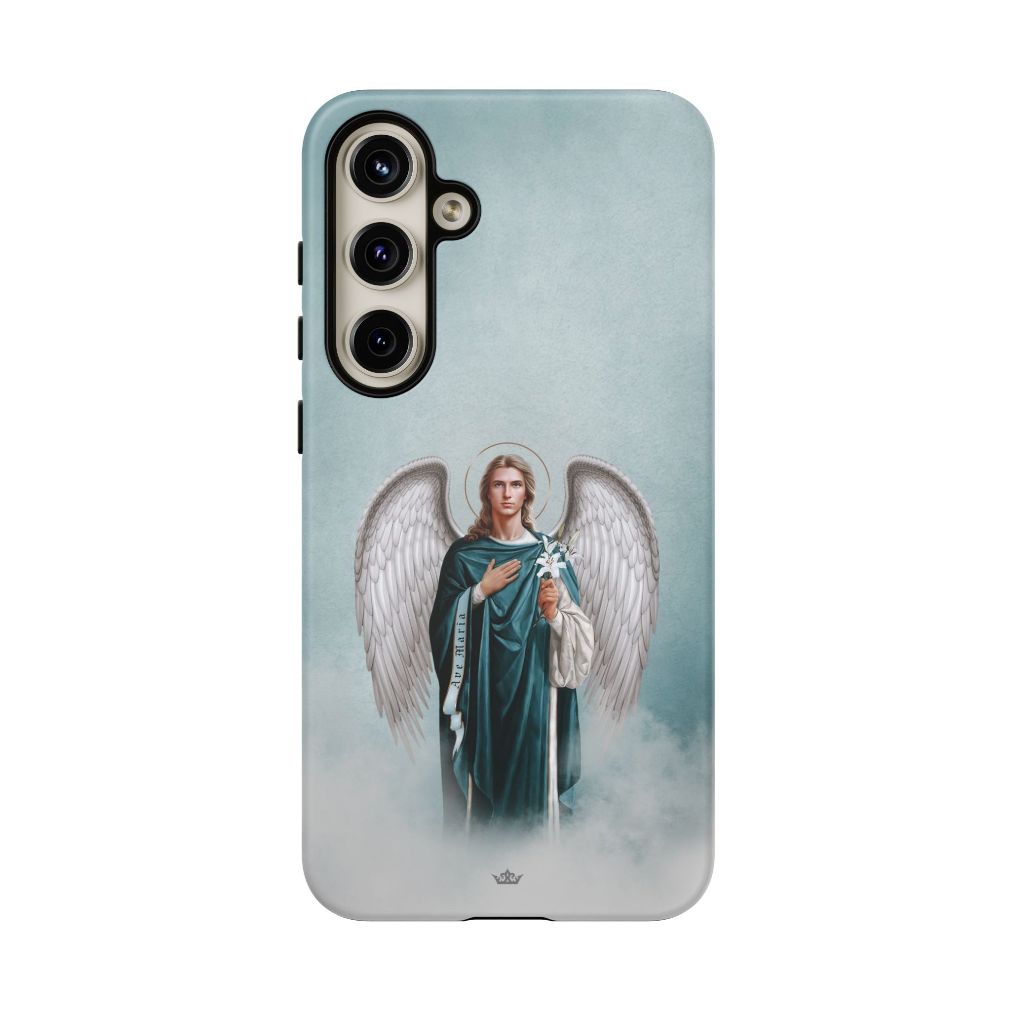 St. Gabriel the Archangel Hard Phone Case (Blue)