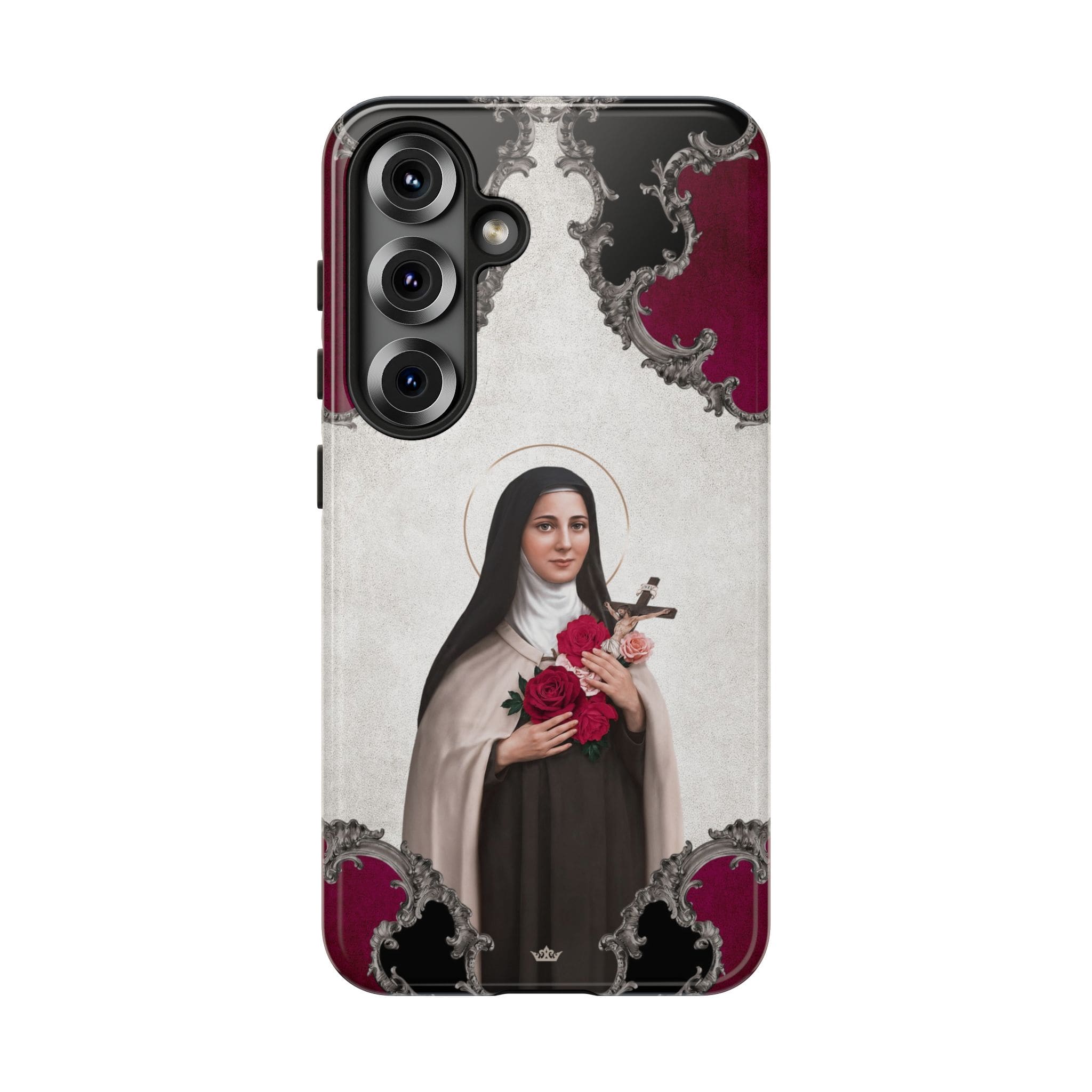 St. Therese of Lisieux Hard Phone Case (Baroque) Copyright VENXARA