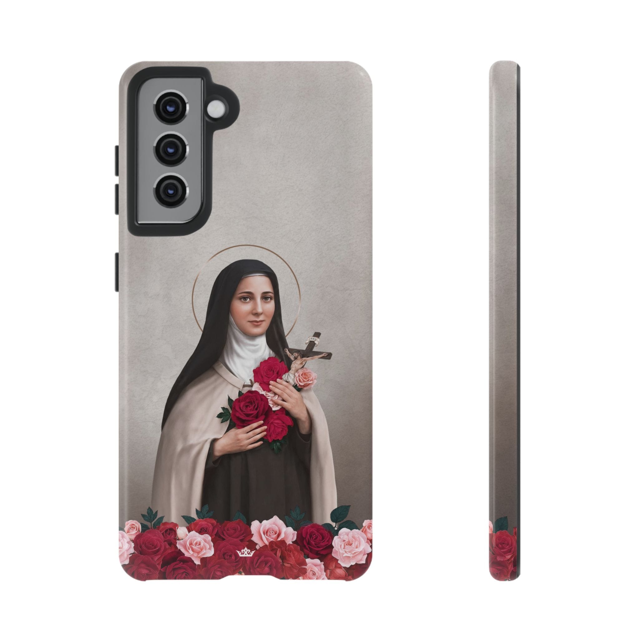 St. Therese of Lisieux Hard Phone Case (Light) Copyright VENXARA