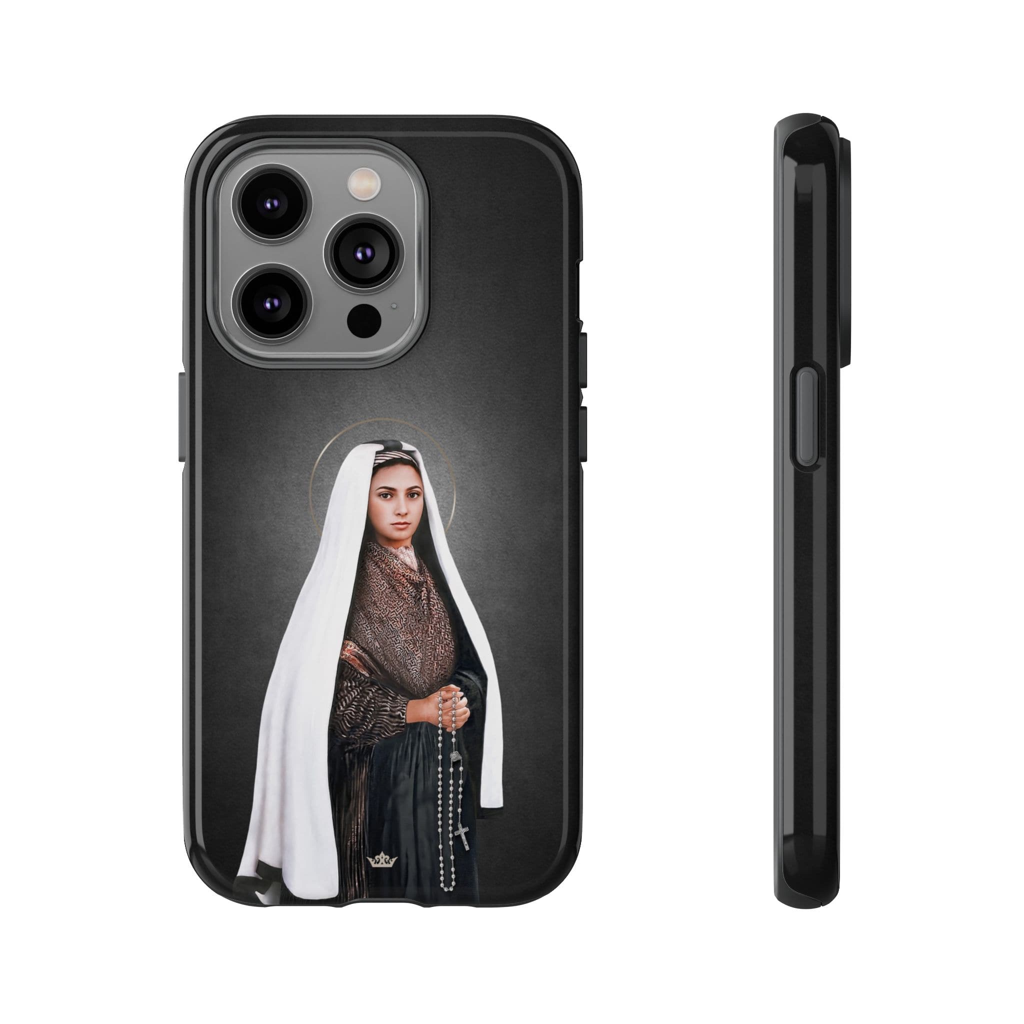 St. Bernadette Hard Phone Case (Dark) Copyright VENXARA
