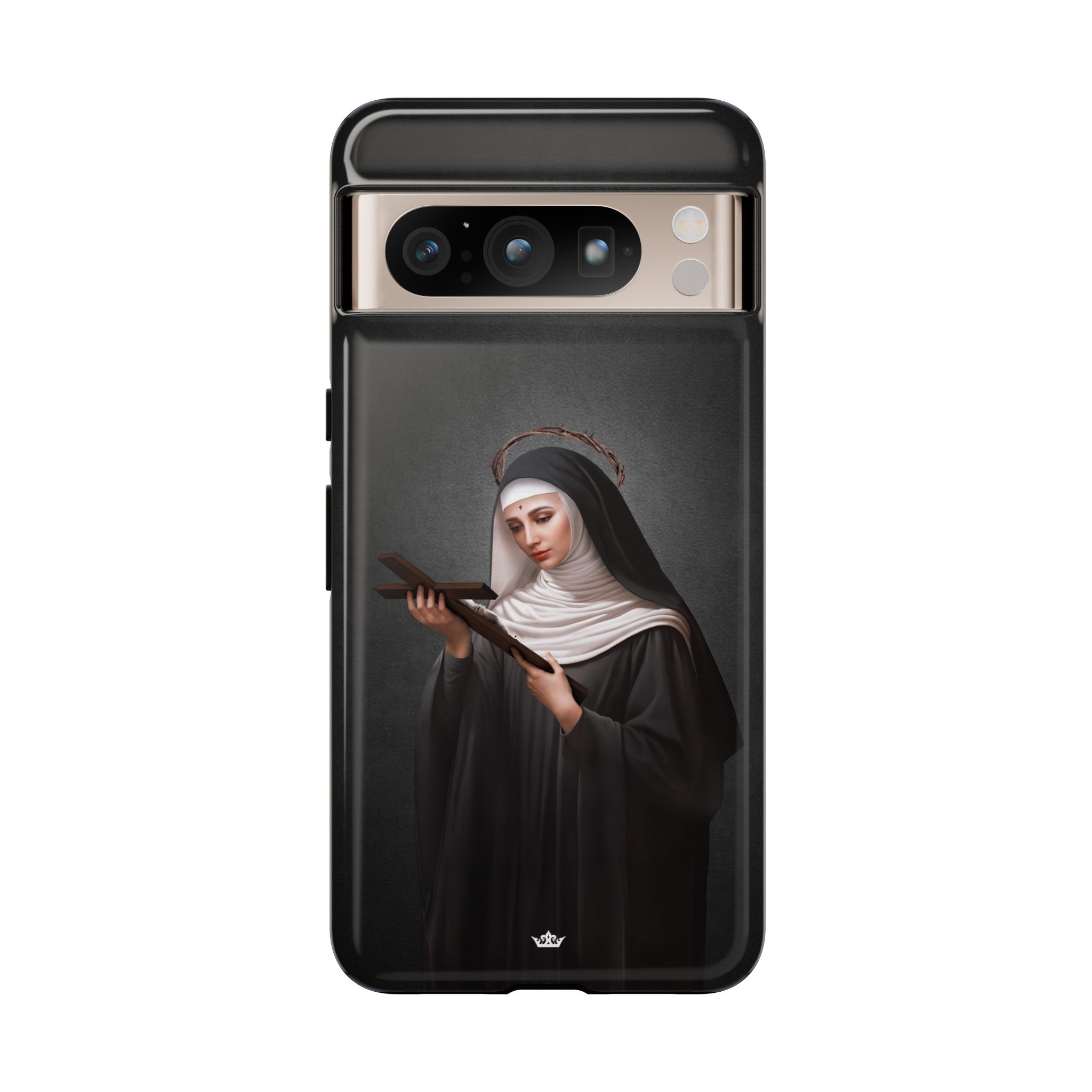 St. Rita of Cascia Hard Phone Case (Dark)