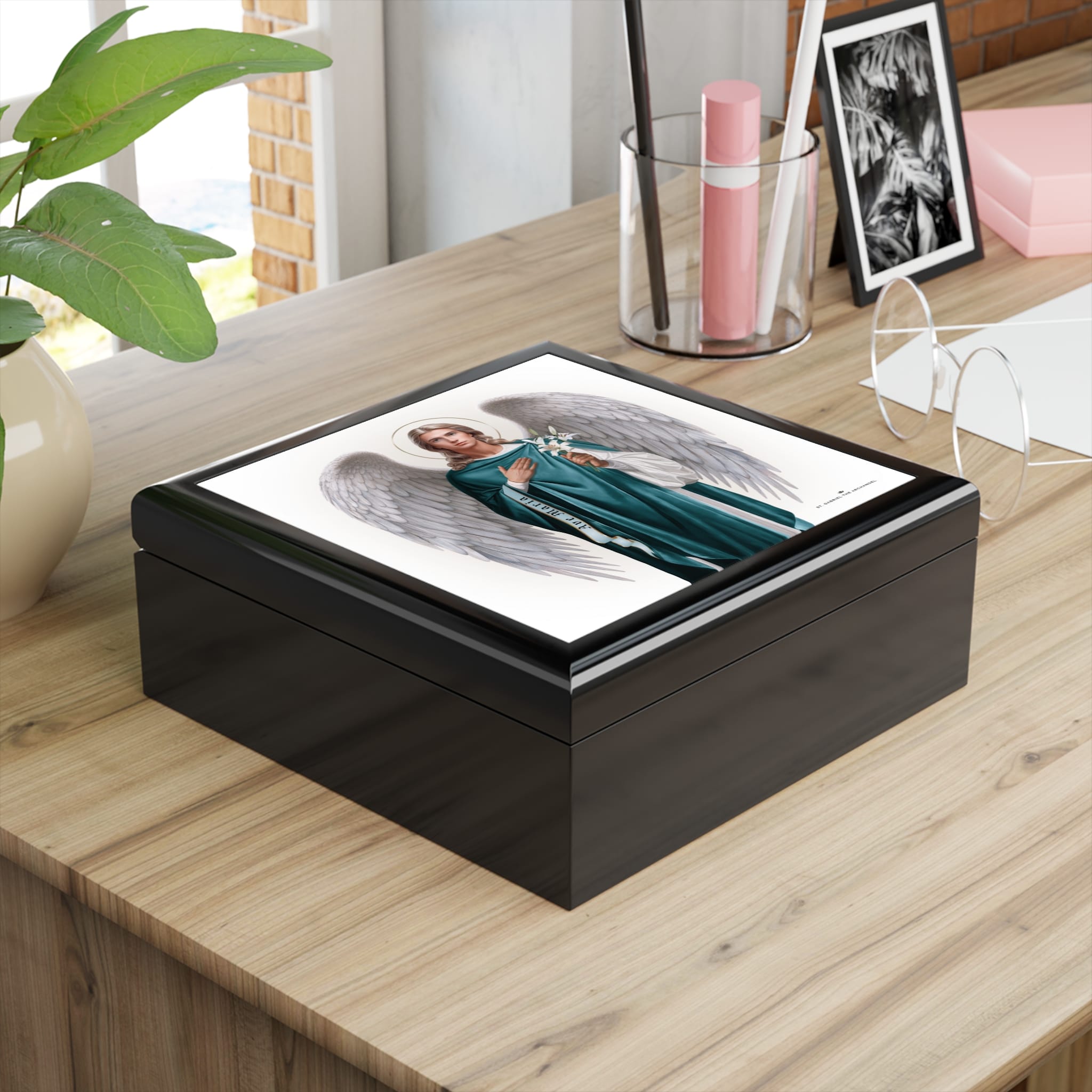St. Gabriel the Archangel Keepsake Box Copyright VENXARA