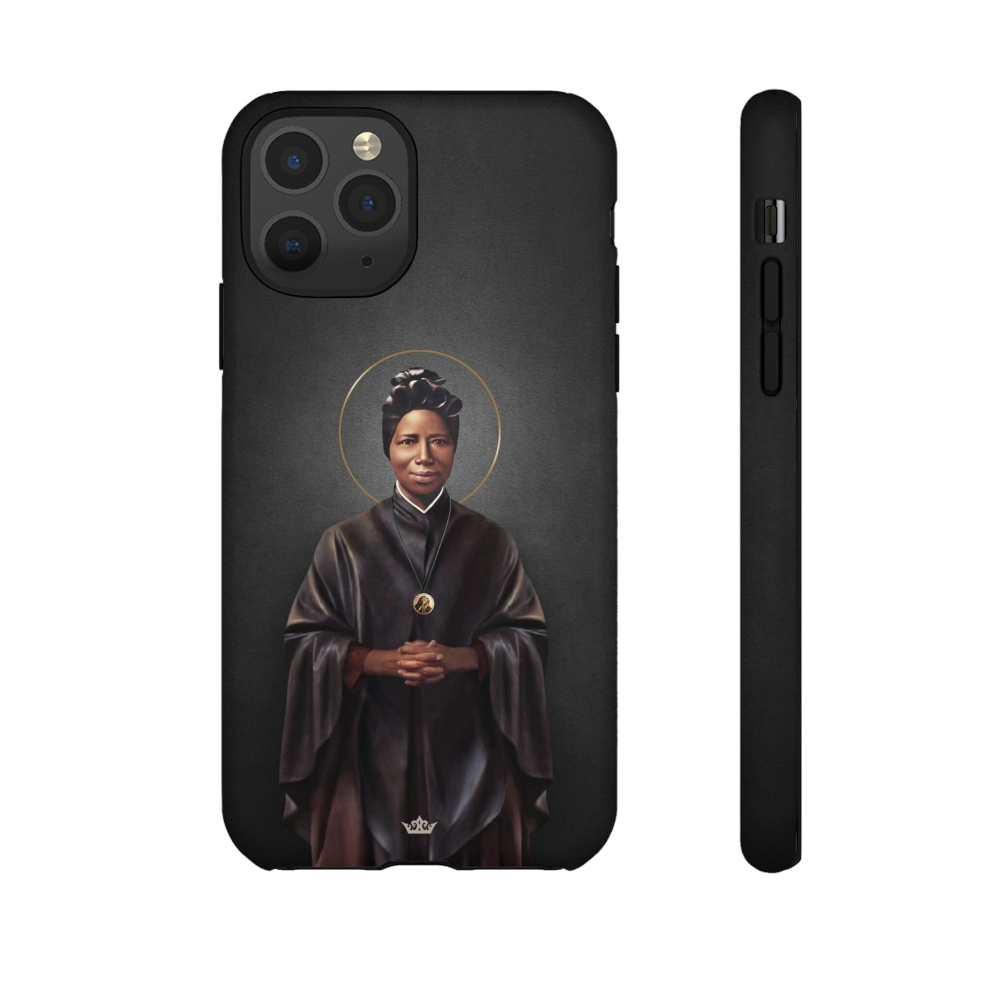 St. Josephine Bakhita Hard Phone Case (Dark)