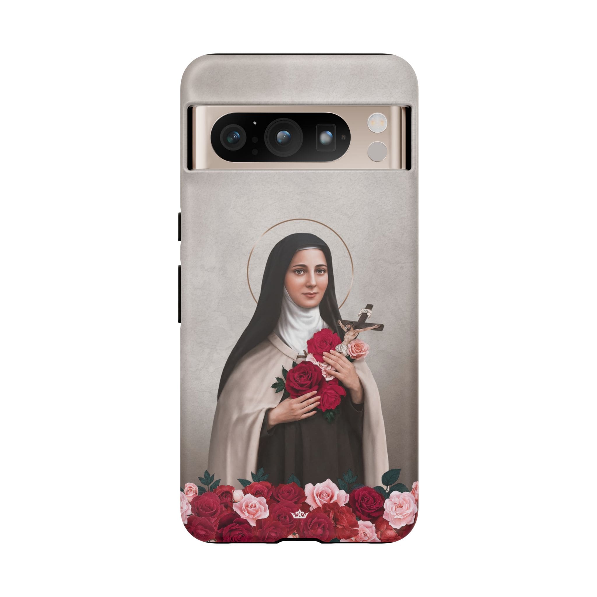 St. Therese of Lisieux Hard Phone Case (Light) Copyright VENXARA