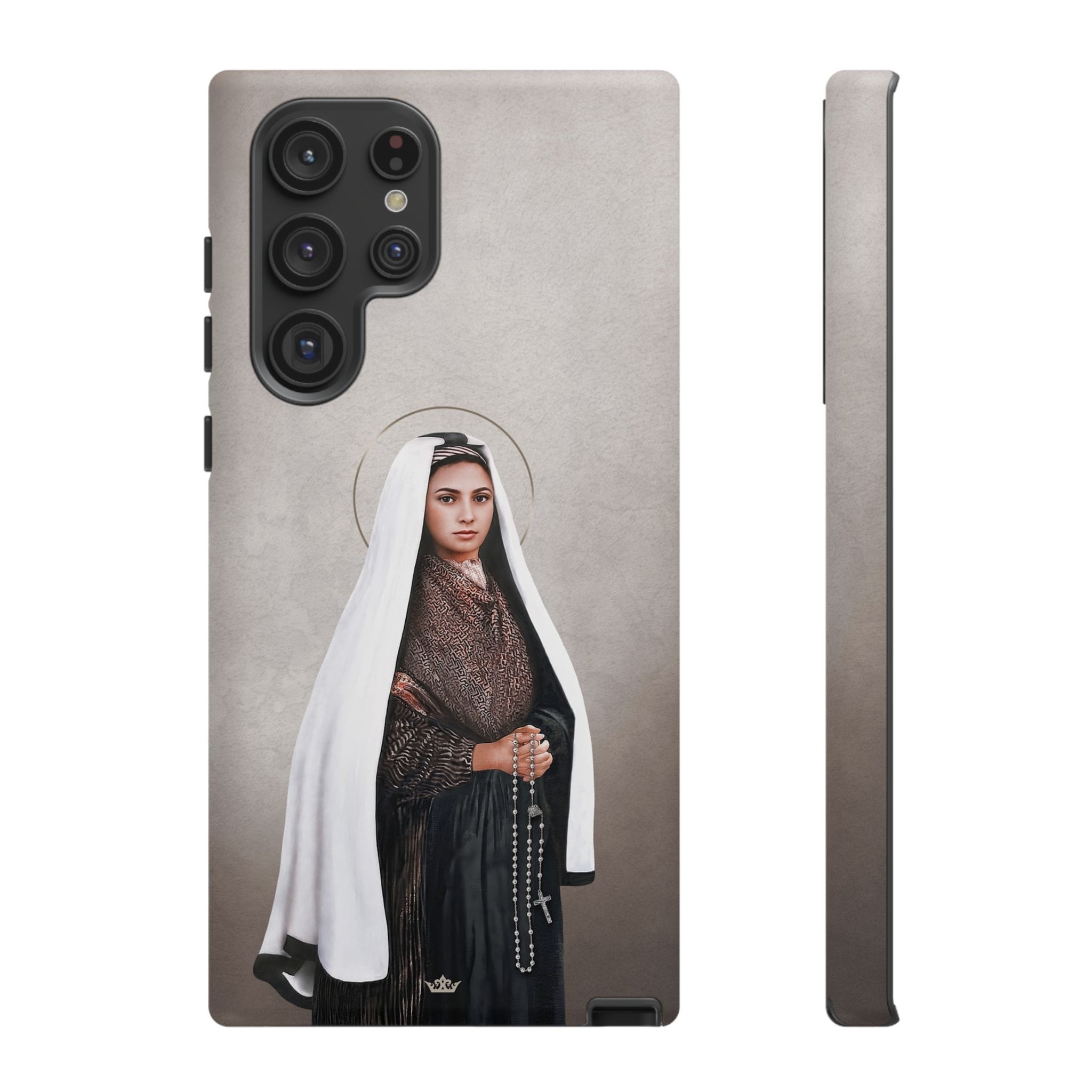 St. Bernadette Hard Phone Case (Light) Copyright VENXARA