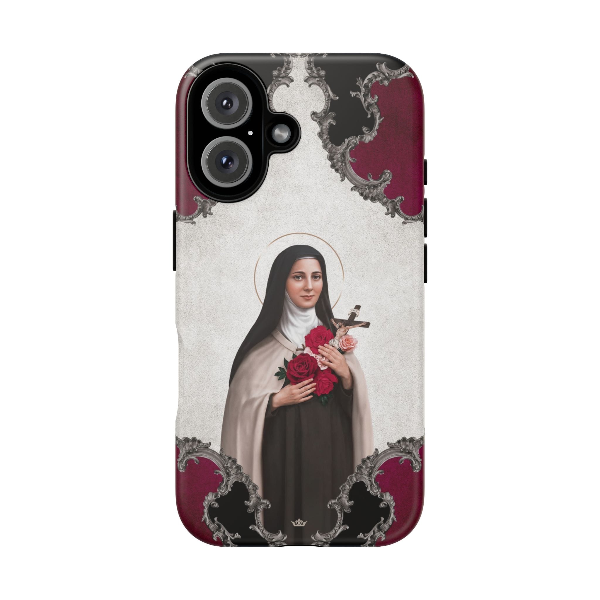 St. Therese of Lisieux Hard Phone Case (Baroque) Copyright VENXARA