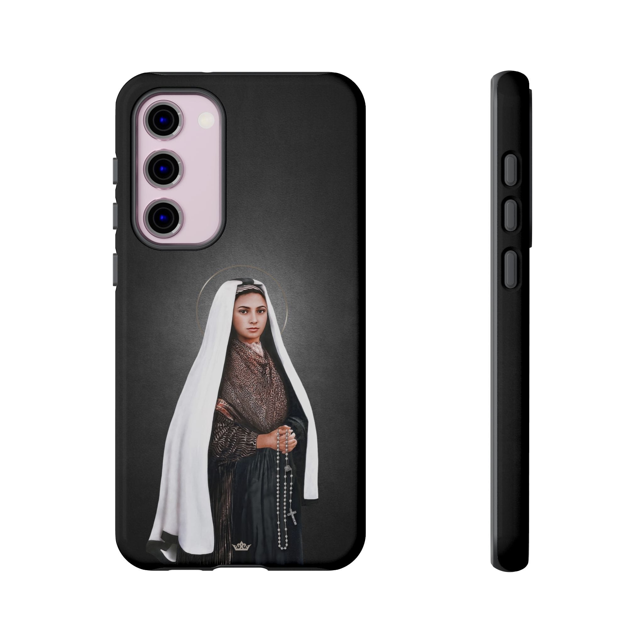 St. Bernadette Hard Phone Case (Dark) Copyright VENXARA