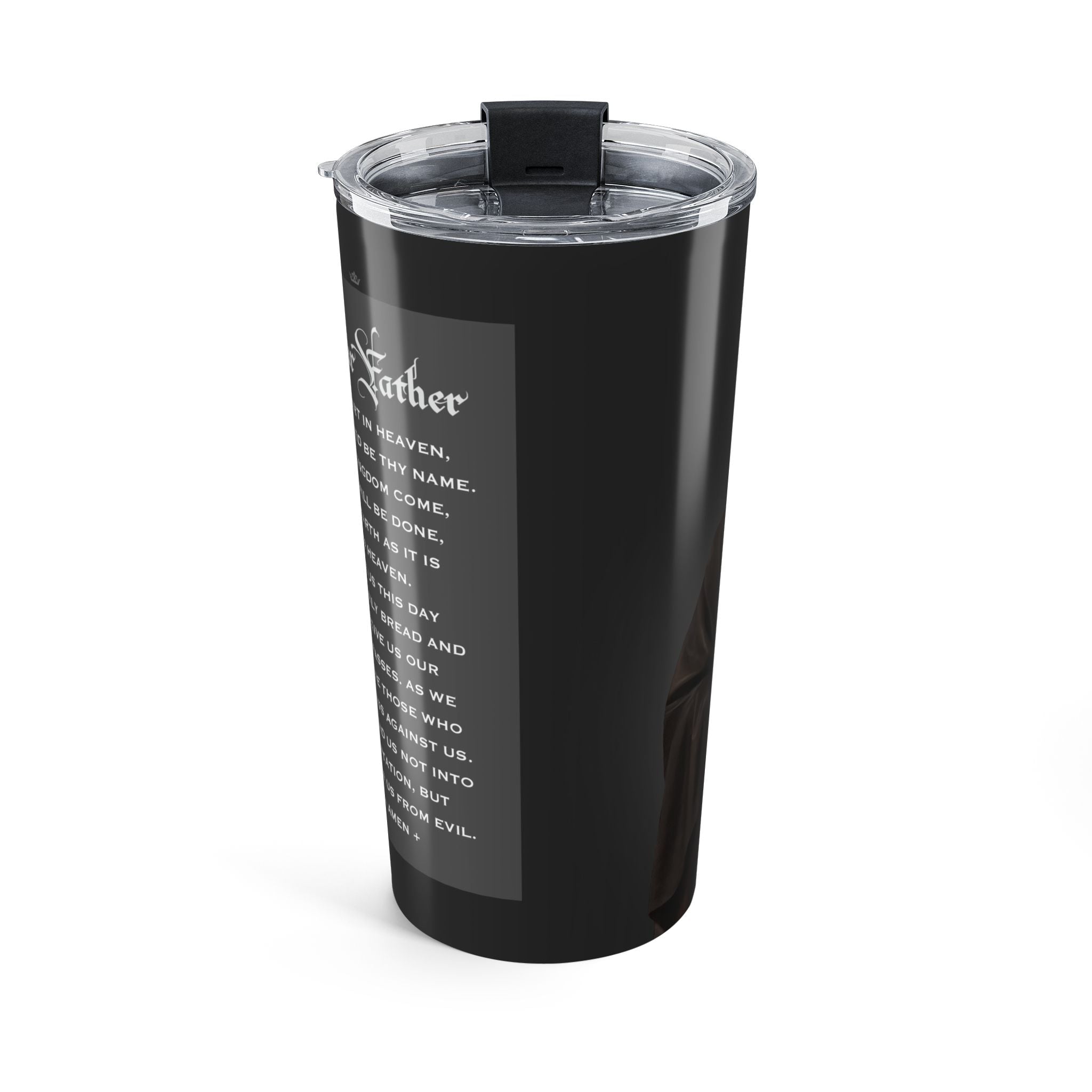 St. Josephine Bakhita Lord's Prayer Tumbler (Ash 20 oz)