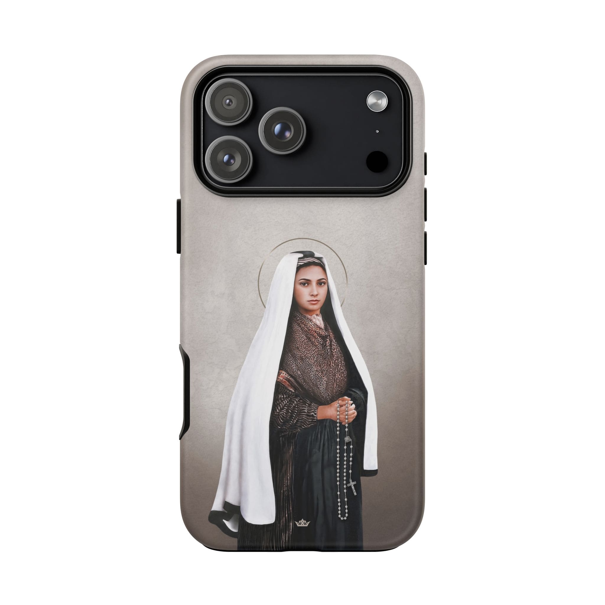 St. Bernadette Hard Phone Case (Light) Copyright VENXARA
