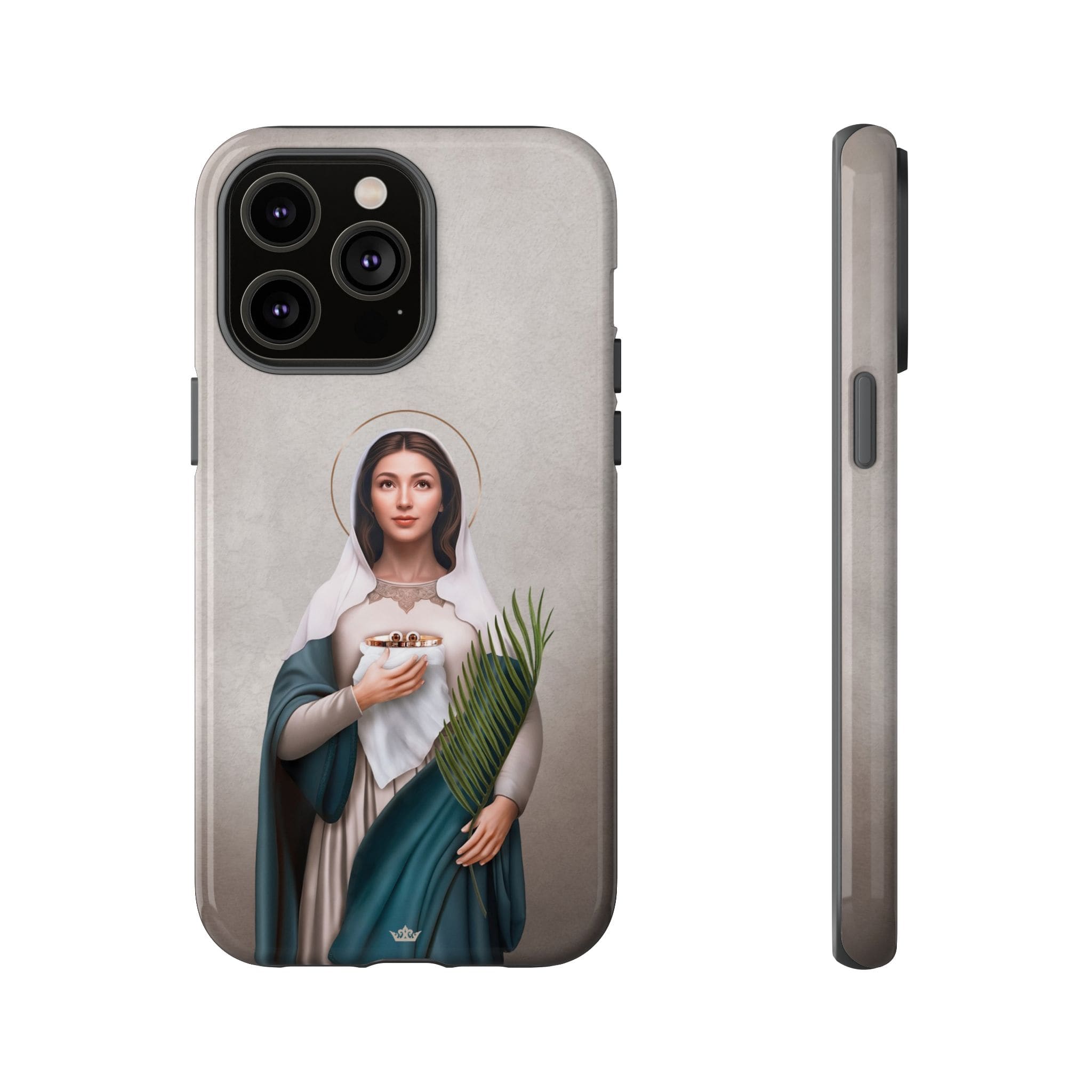 St. Lucy Hard Phone Case (Light) Copyright VENXARA