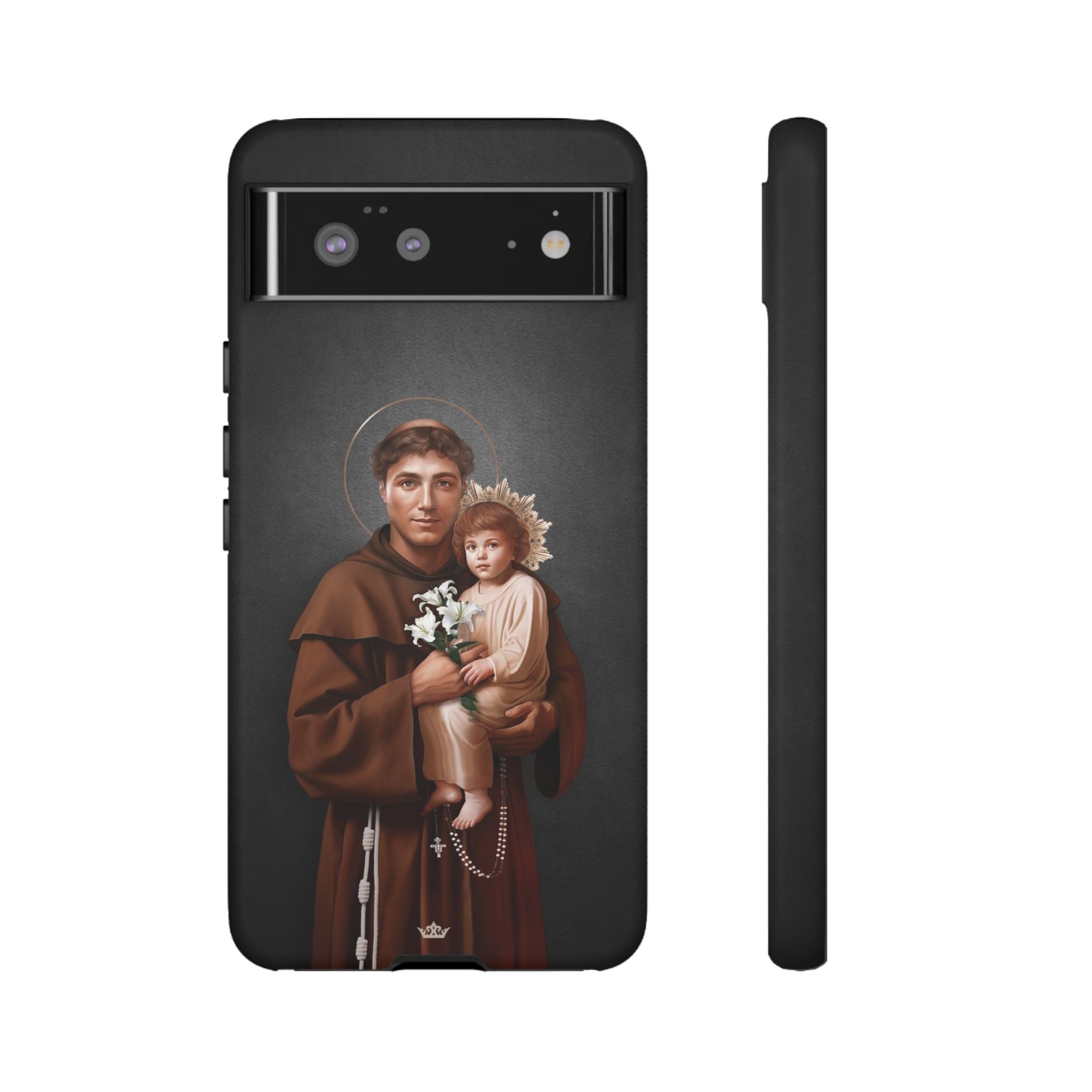 St. Anthony of Padua Hard Phone Case (Dark)