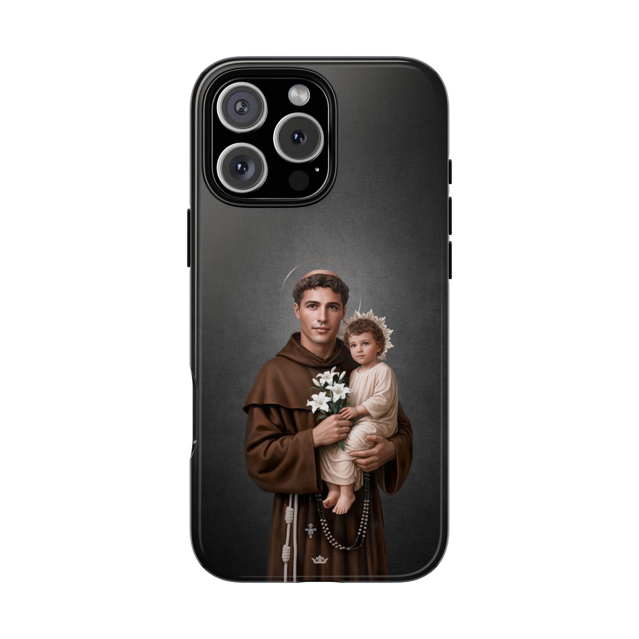 St. Anthony of Padua Hard Phone Case (Dark) Copyright VENXARA