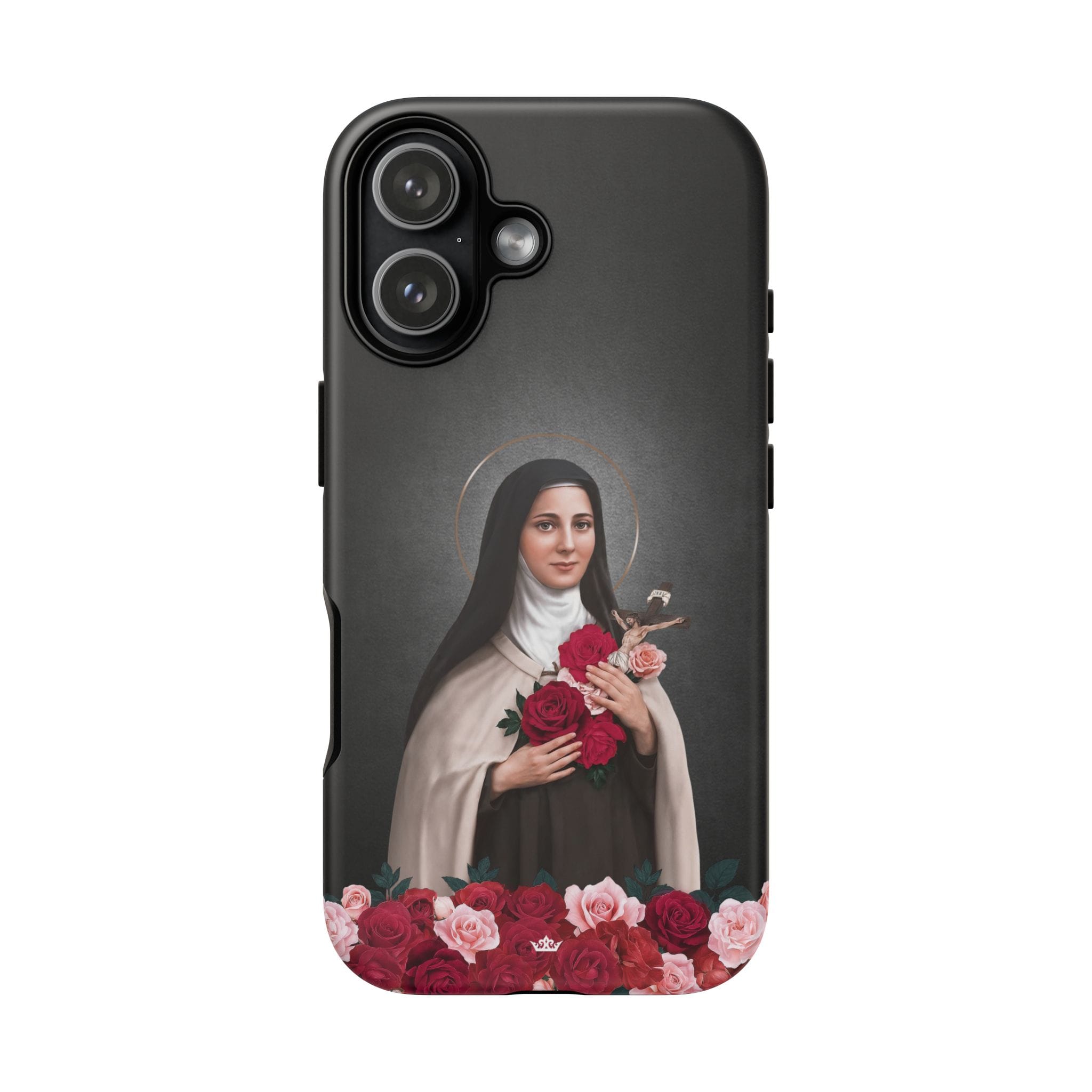 St. Therese of Lisieux Hard Phone Case (Dark) Copyright VENXARA