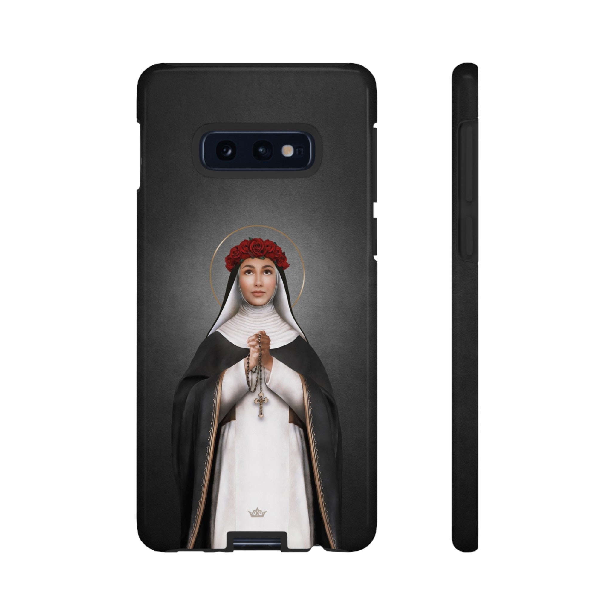 St. Rose of Lima Hard Phone Case (Dark)