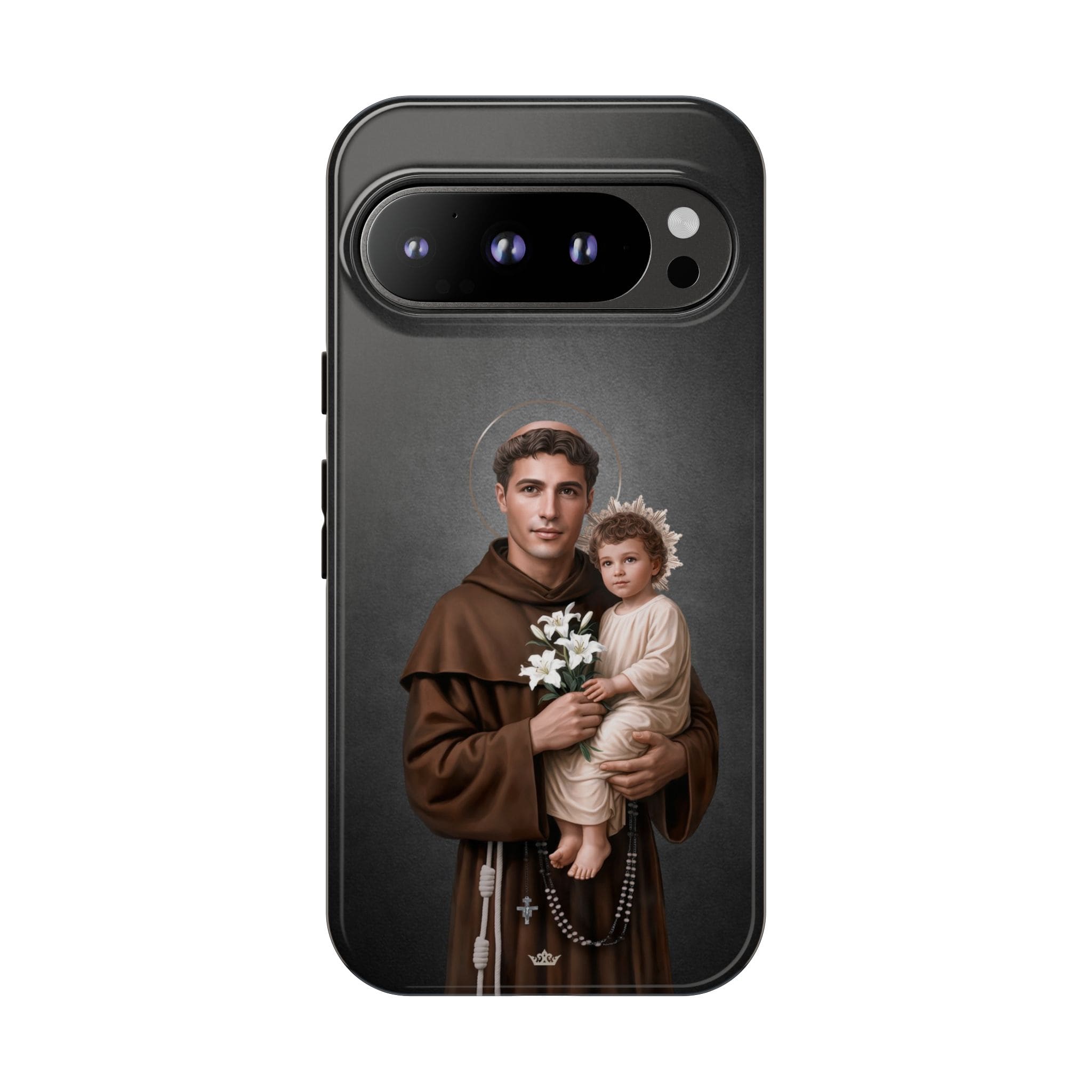 St. Anthony of Padua Hard Phone Case (Dark) Copyright VENXARA