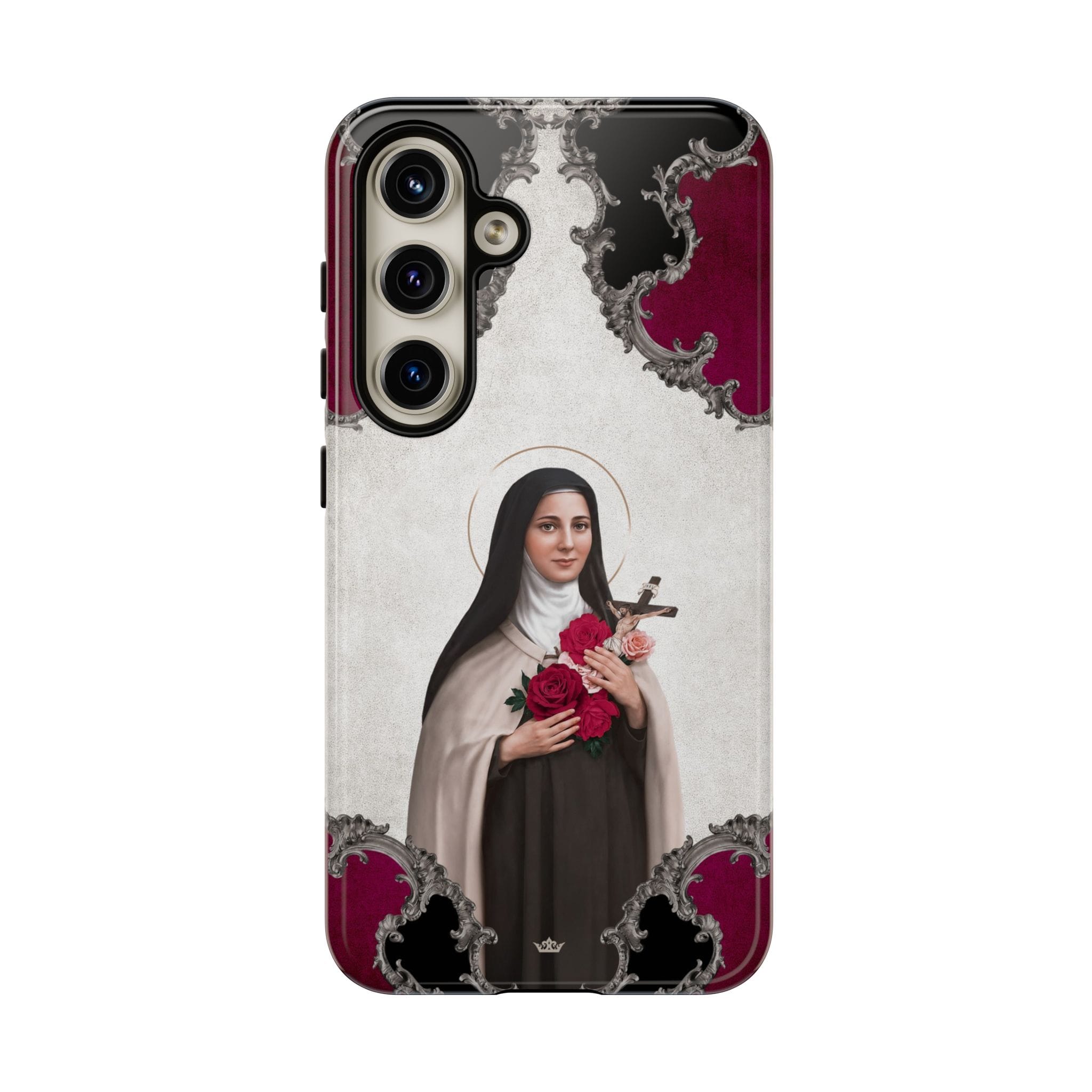 St. Therese of Lisieux Hard Phone Case (Baroque) Copyright VENXARA