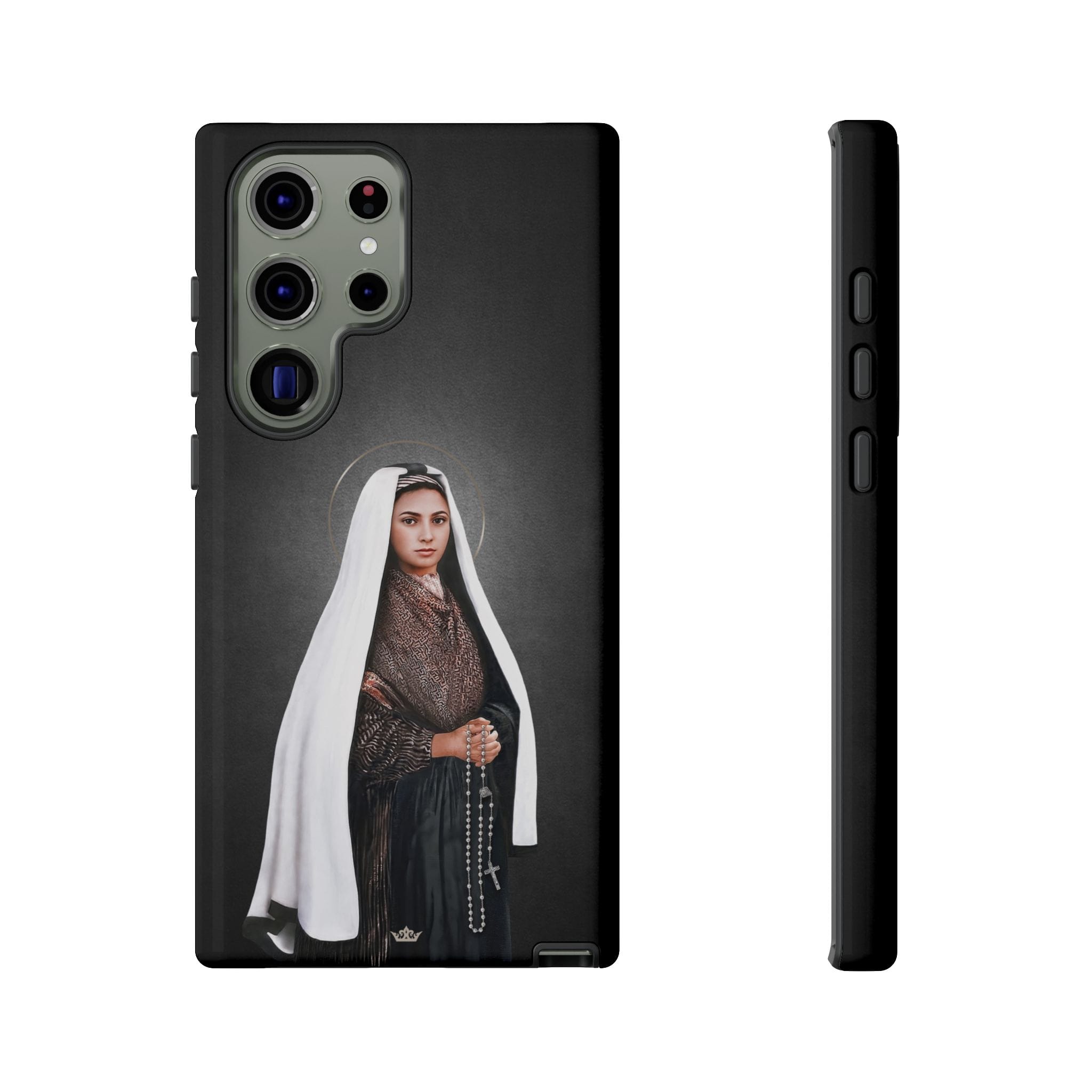 St. Bernadette Hard Phone Case (Dark) Copyright VENXARA