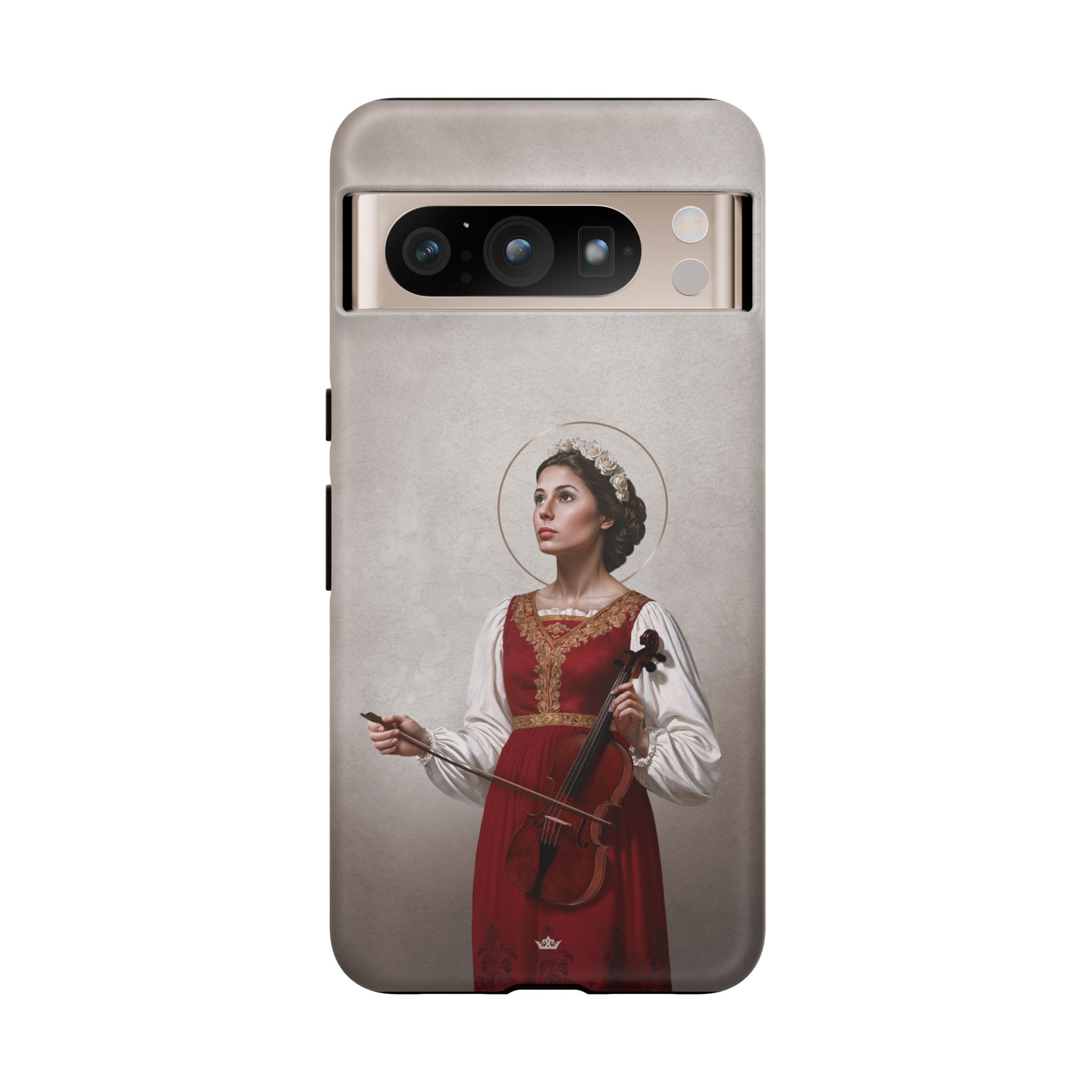 St. Cecilia Hard Phone Case (Light) Copyright VENXARA