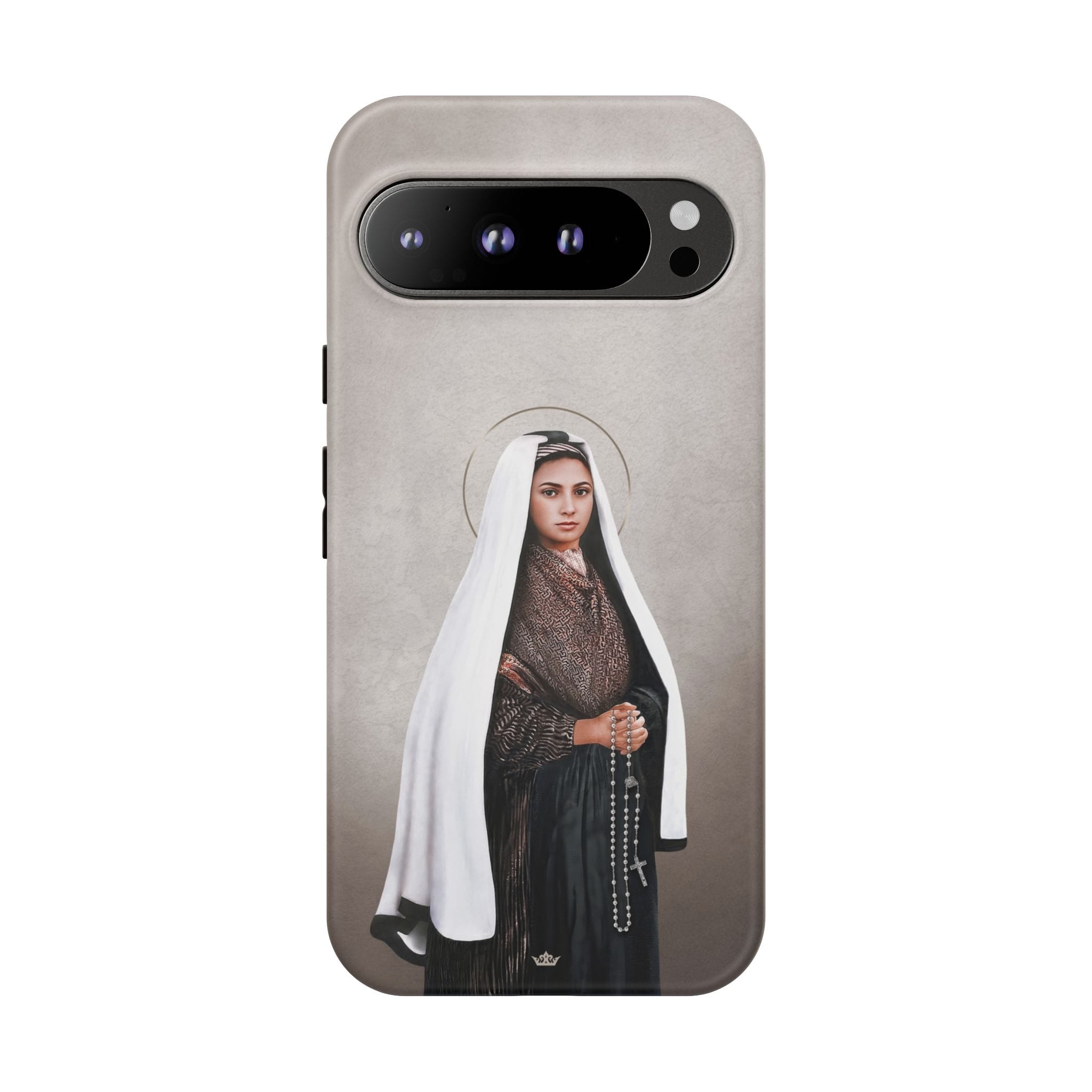 St. Bernadette Hard Phone Case (Light) Copyright VENXARA