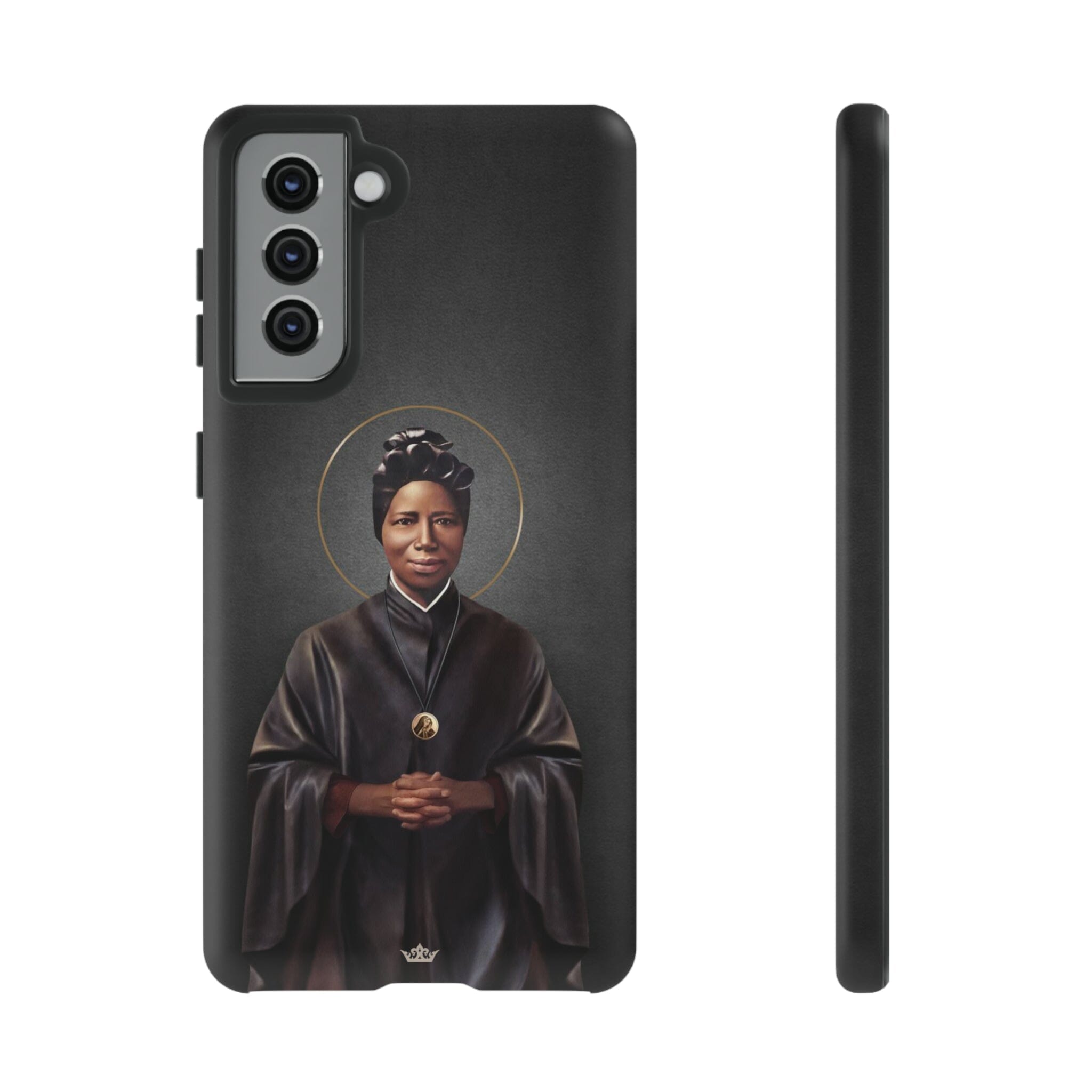 St. Josephine Bakhita Hard Phone Case (Dark)