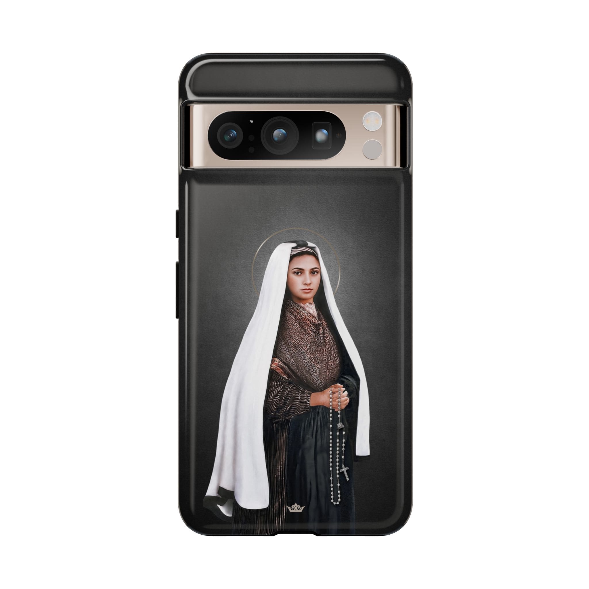 St. Bernadette Hard Phone Case (Dark) Copyright VENXARA