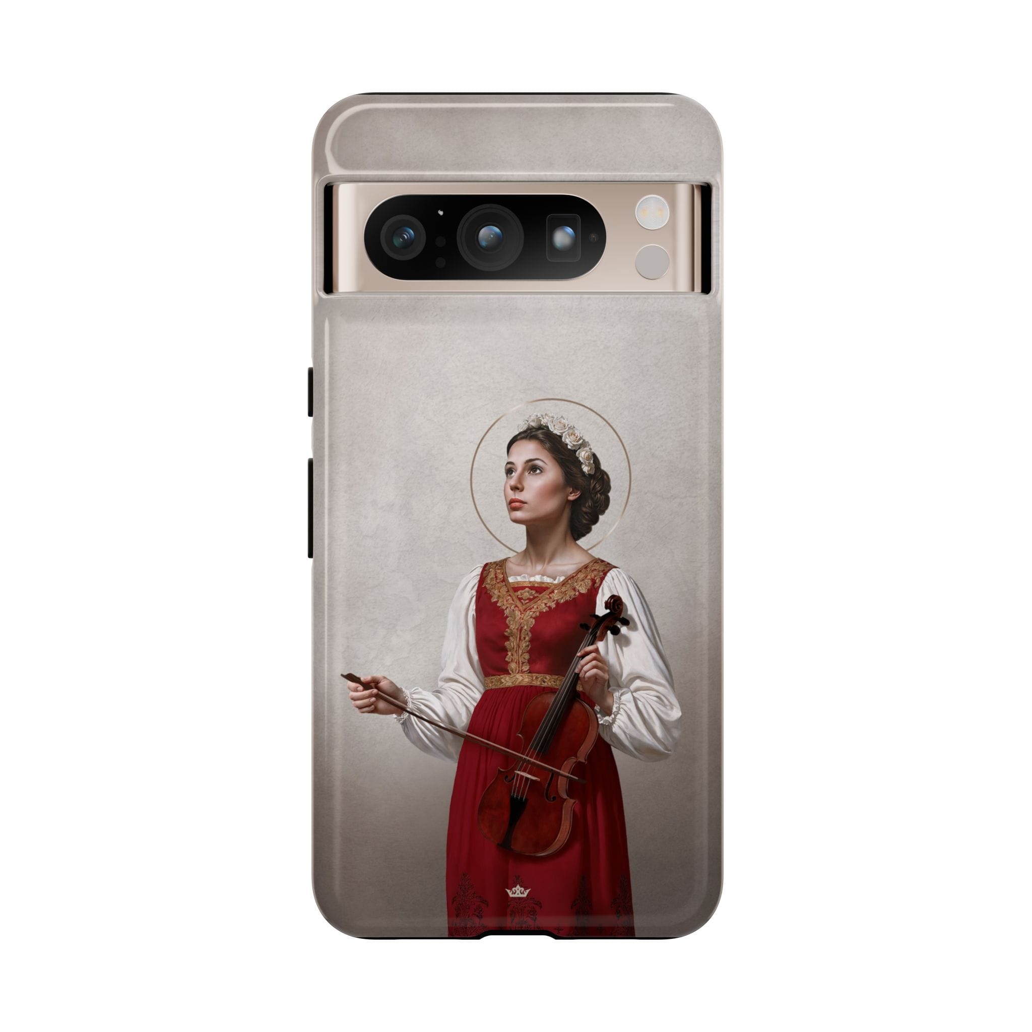 St. Cecilia Hard Phone Case (Light) Copyright VENXARA